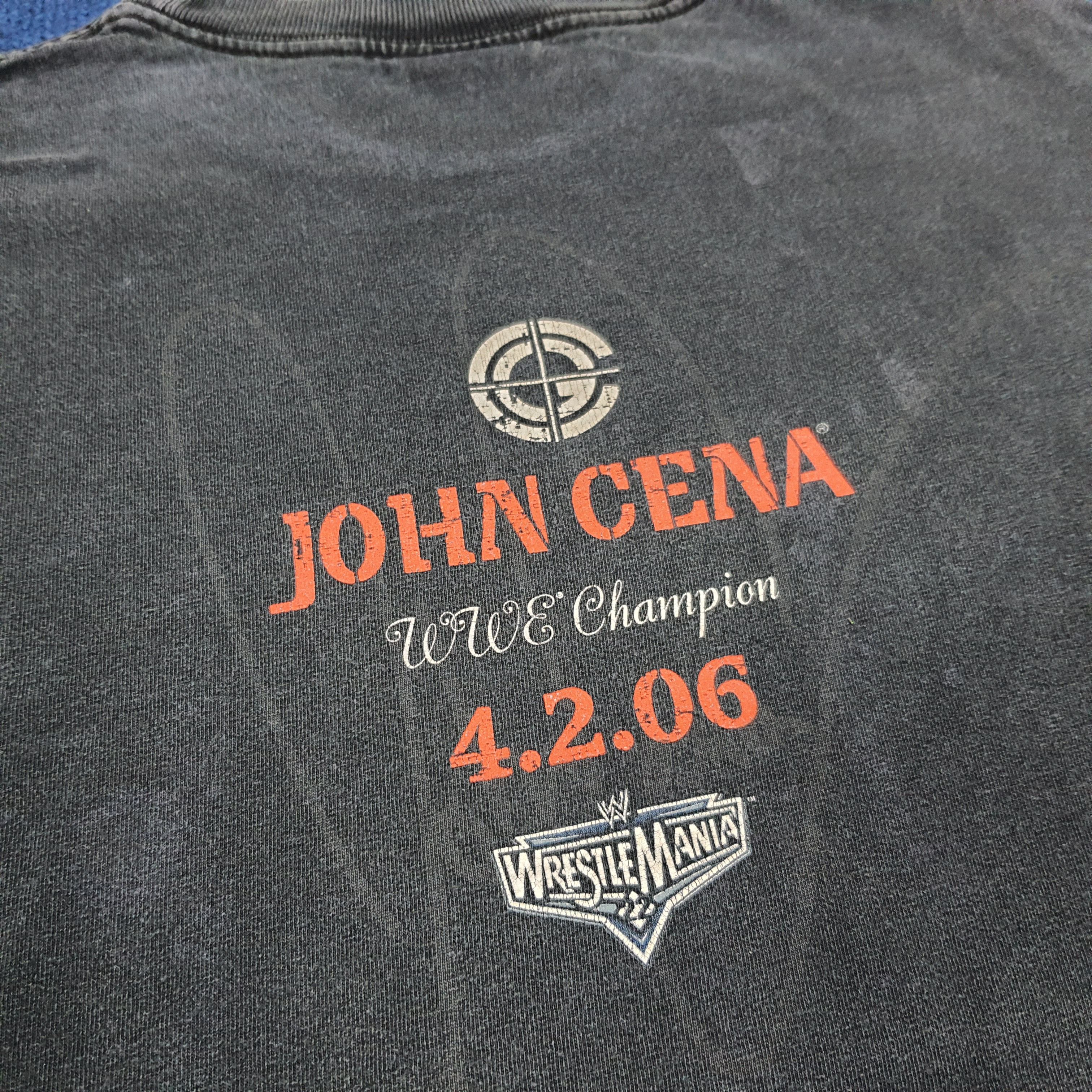 Vintage × WWE Vintage WWE Champion John Cena Wrestle Mania Tshirt Size US M / EU 48-50 / 2 - 4 Thumbnail