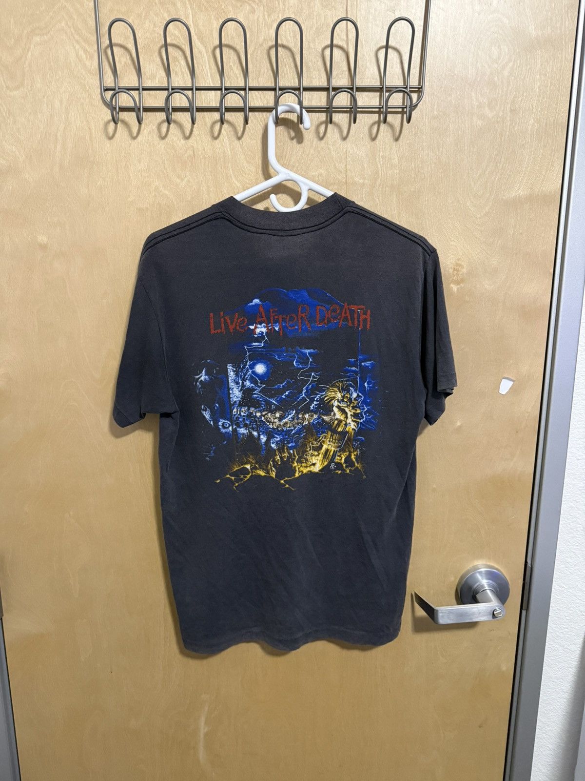 Iron Maiden RARE VINTAGE IRON MAIDEN TSHIRT Size US L / EU 52-54 / 3 - 2 Thumbnail