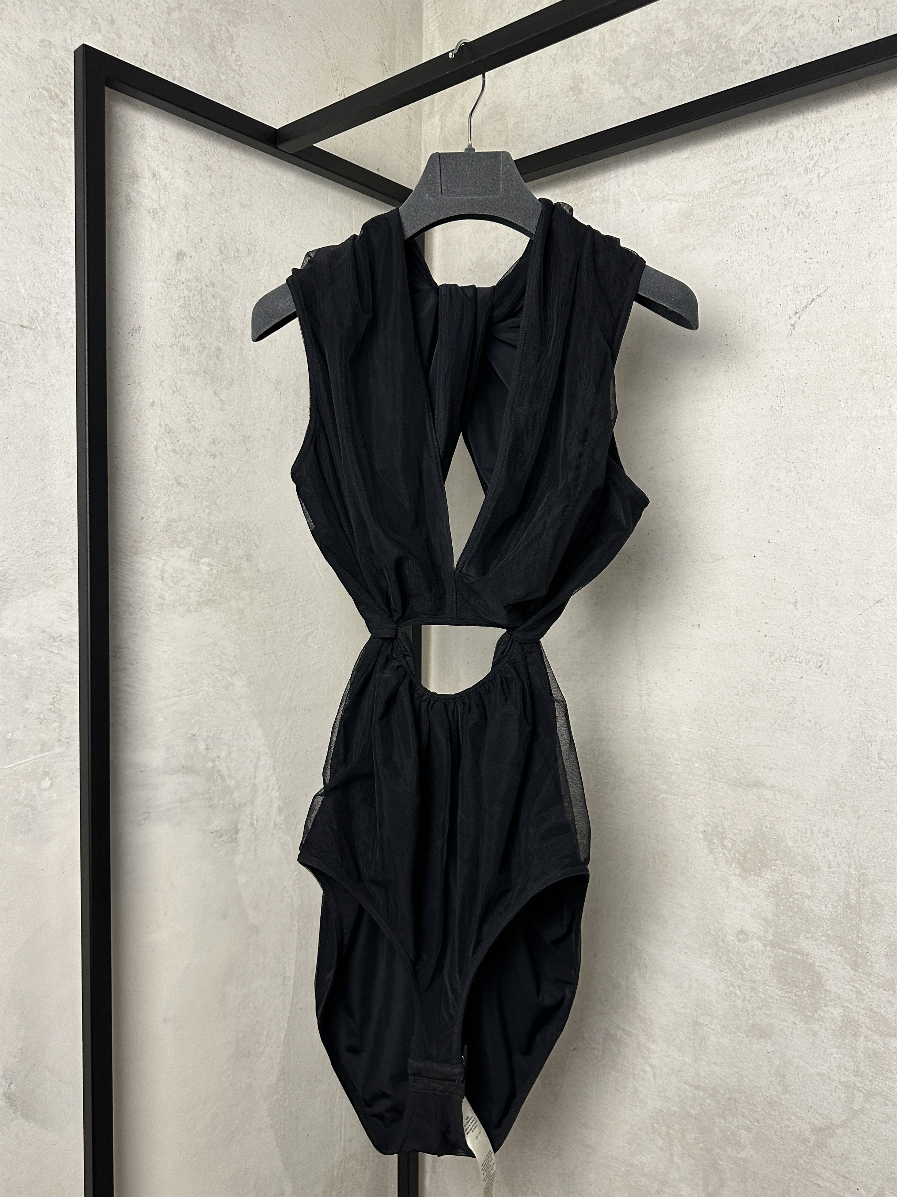 Rick Owens Rick Owens Phlegethon SS21 Glory Bather Black Bodysuit Size M / US 6-8 / IT 42-44 - 11 Thumbnail