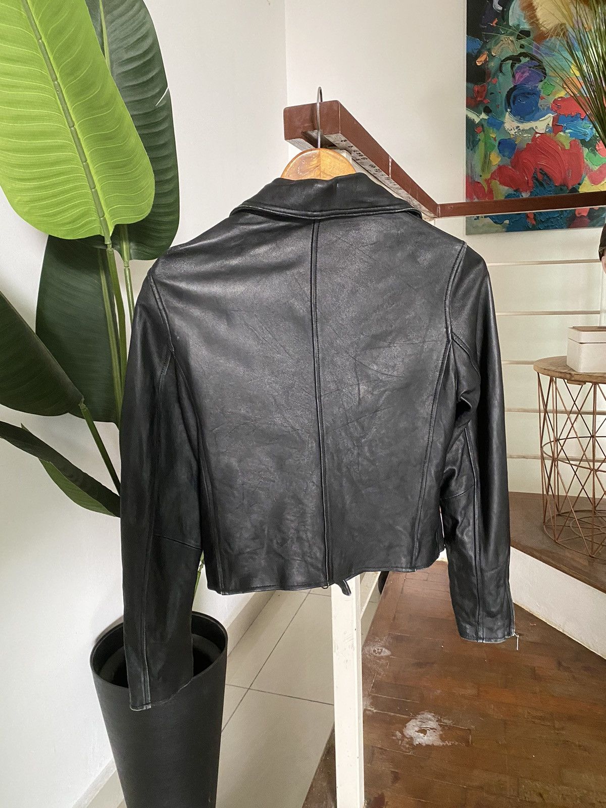 If Six Was Nine Leather Jacket CONPIACERE Design Punk zipper malcom X style Size US M / EU 48-50 / 2 - 2 Thumbnail