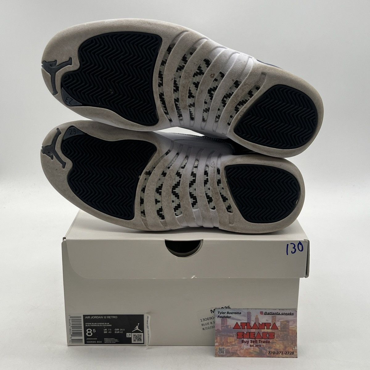 Jordan Brand Air Jordan 12 indigo Size US 8.5 / EU 41-42 - 8 Thumbnail