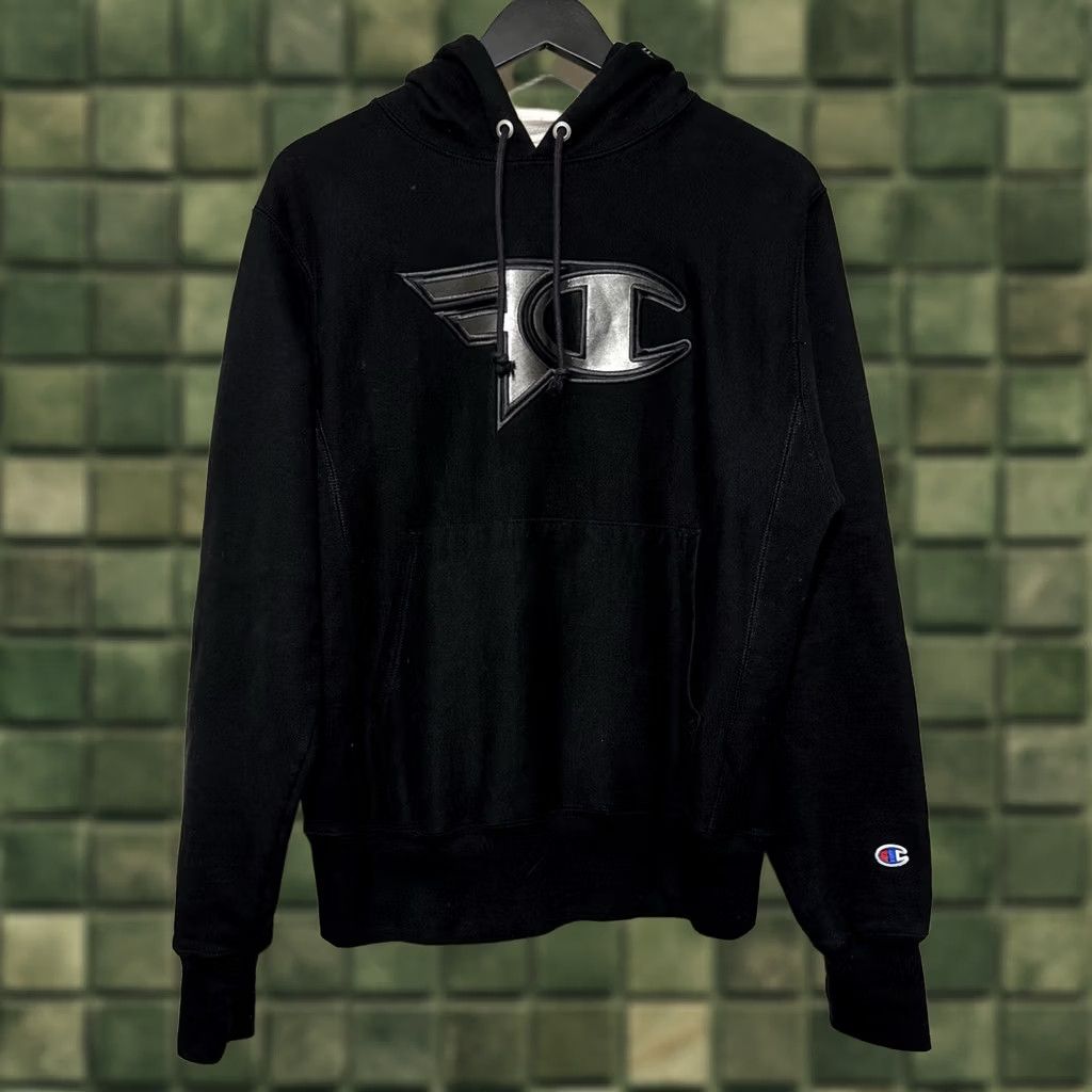 Champion Champion FaZe Clan Hoodie Black Esports Streetwear S Mens Size US S / EU 44-46 / 1 - 1 Thumbnail