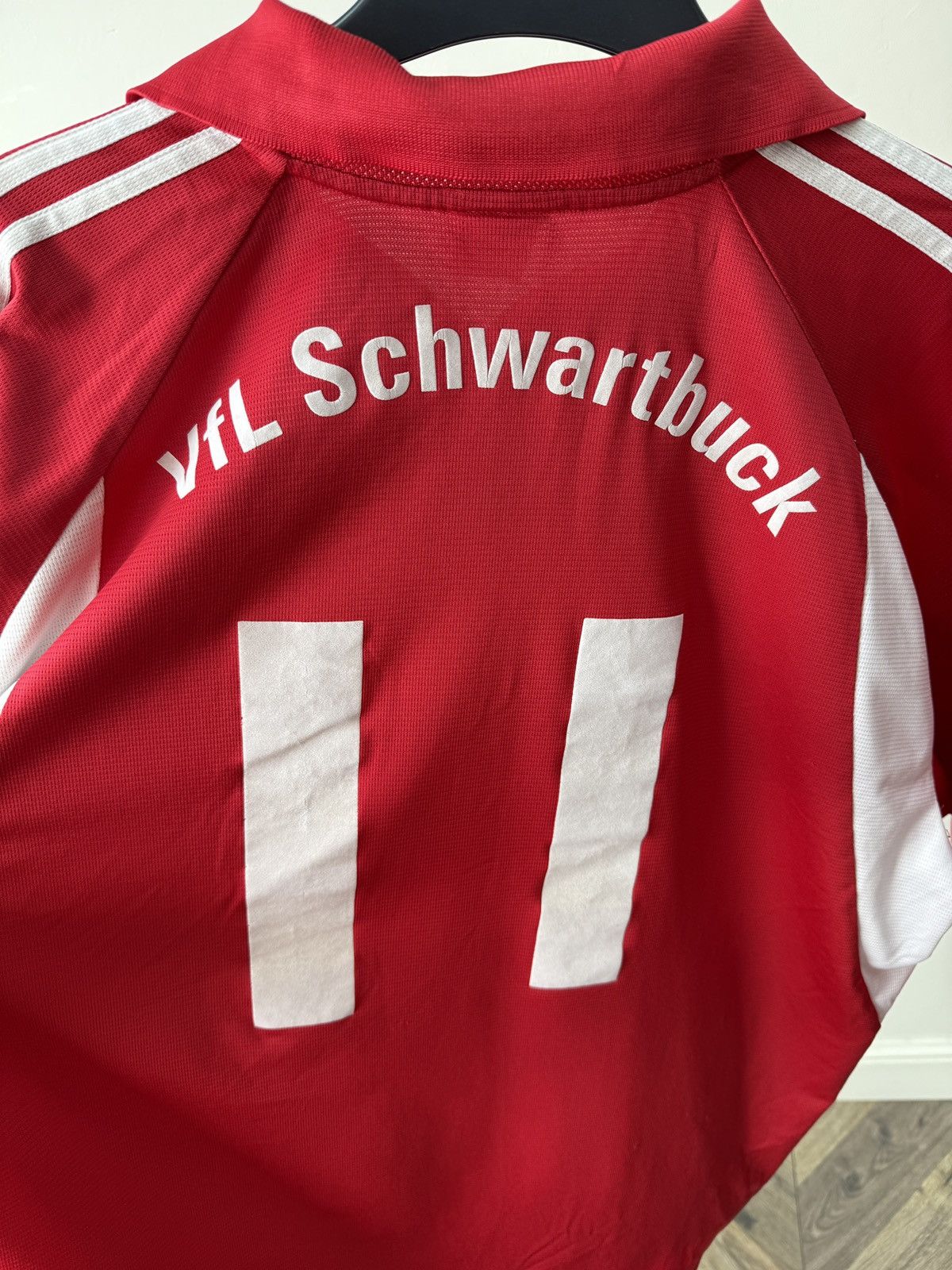 Adidas Vintage Adidas VFL Schwartbuck Jersey Long Sleeve Shirt Size US XL / EU 56 / 4 - 16 Thumbnail