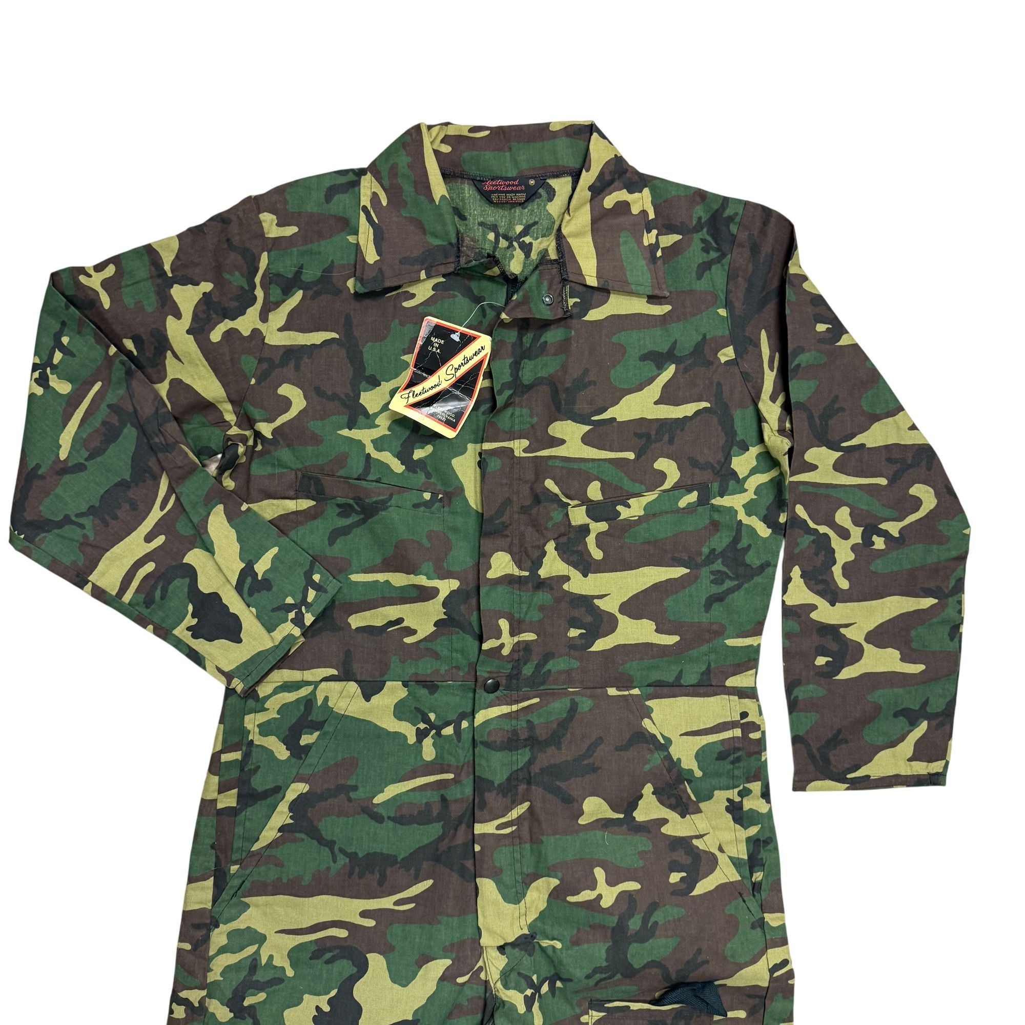 Other NWT Vtg Fleetwood Sportswear CAMOUFLAGE Hunting Coveralls Size US 38 / EU 54 - 7 Thumbnail