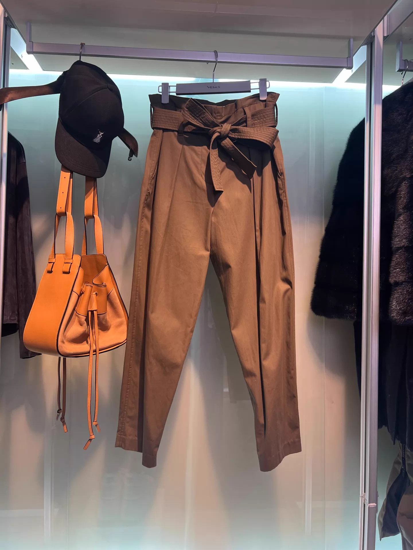 3.1 Phillip Lim 3.1 Phillip Lim Khaki High-Waist Chino Pants Size 2 Size 26" / US 2 / IT 38 - 2 Thumbnail