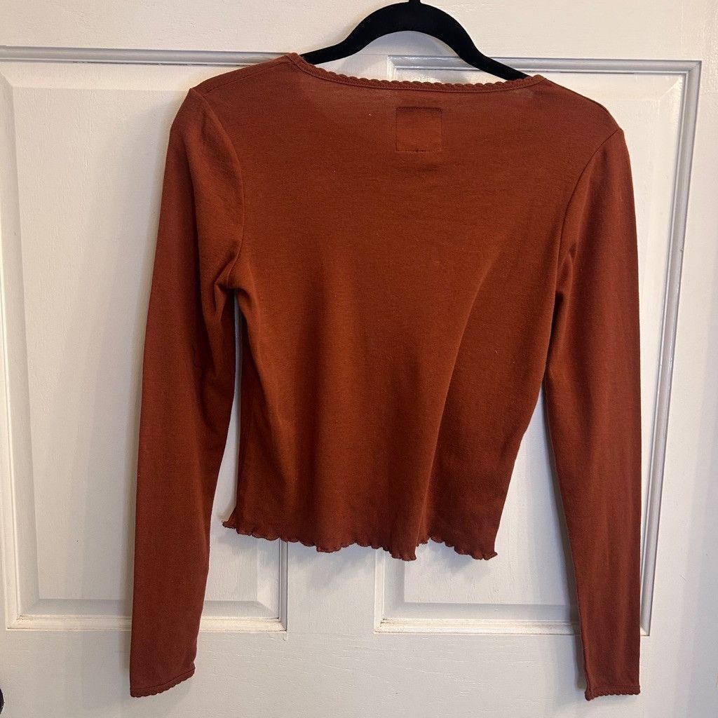 Chaser Brand Women's Chaser t-shirt Top, S, Rust Size S / US 4 / IT 40 - 2 Thumbnail