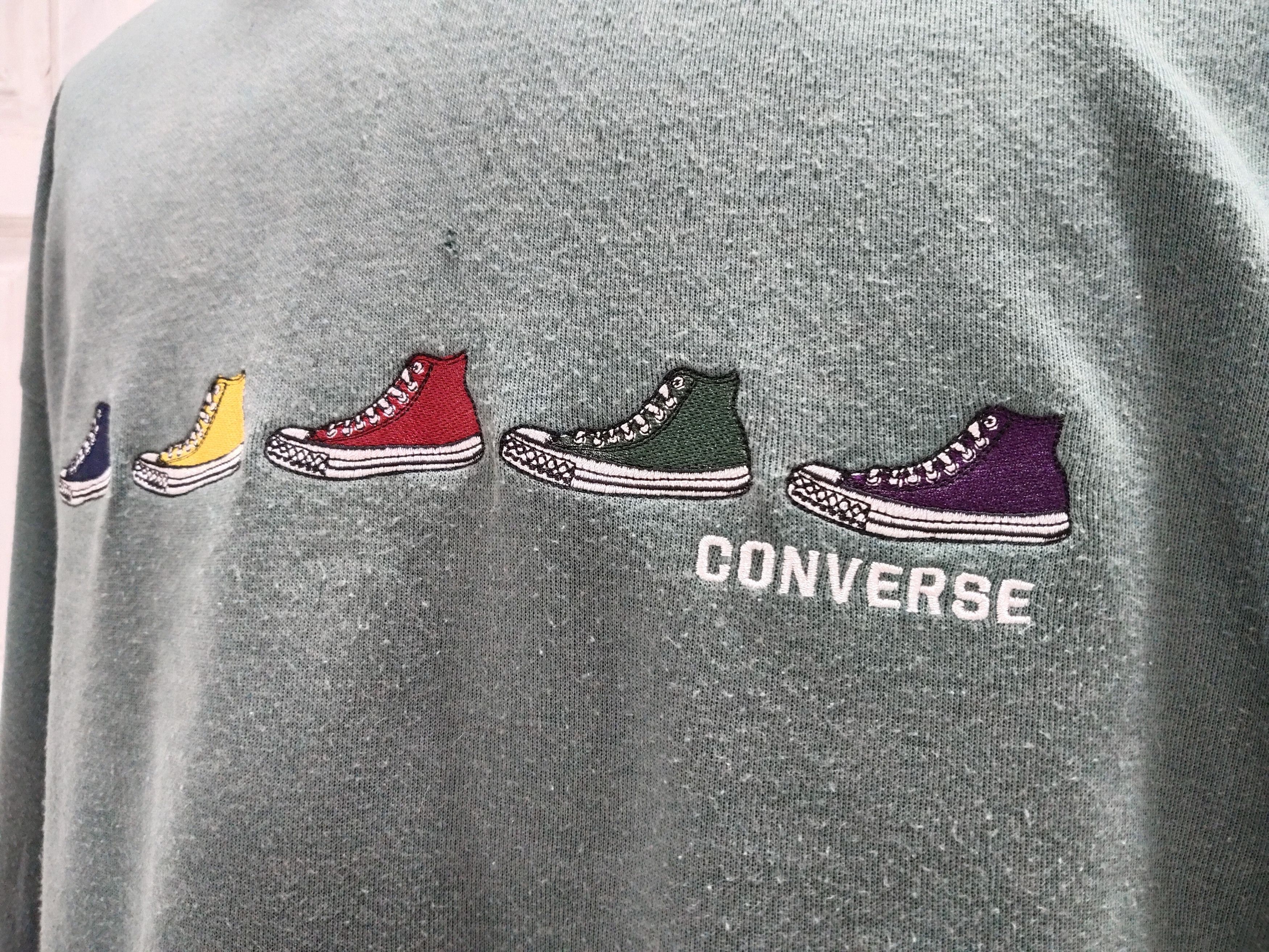 Converse × If Six Was Nine × Vintage Vintage Y2K Converse Embroidery Logo Sweatshirt Size US XXL / EU 58 / 5 - 3 Thumbnail