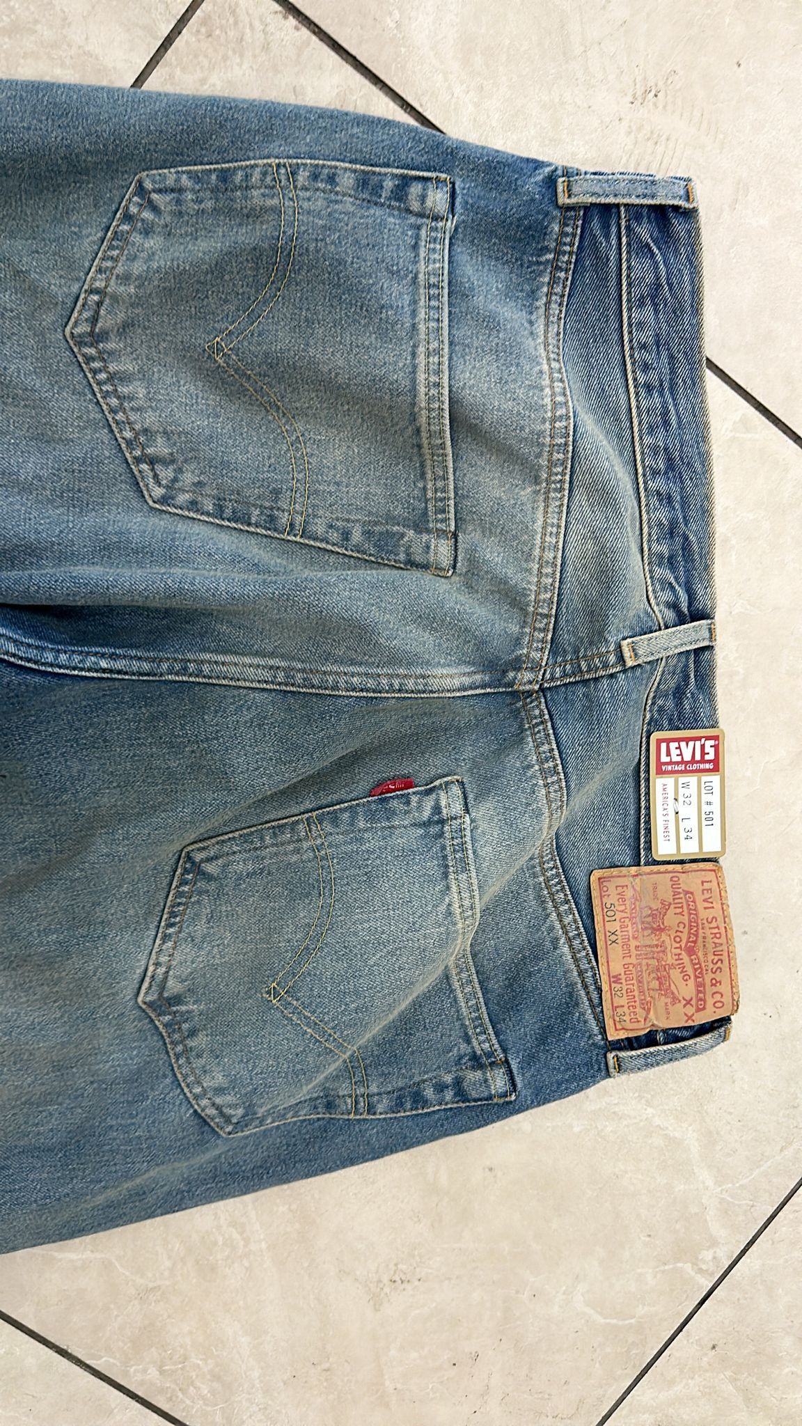 Levi's Vintage Clothing LVC Levi's Vintage Clothing 1955 501XX BigE Selvedge Jeans Size US 32 / EU 48 - 5 Thumbnail