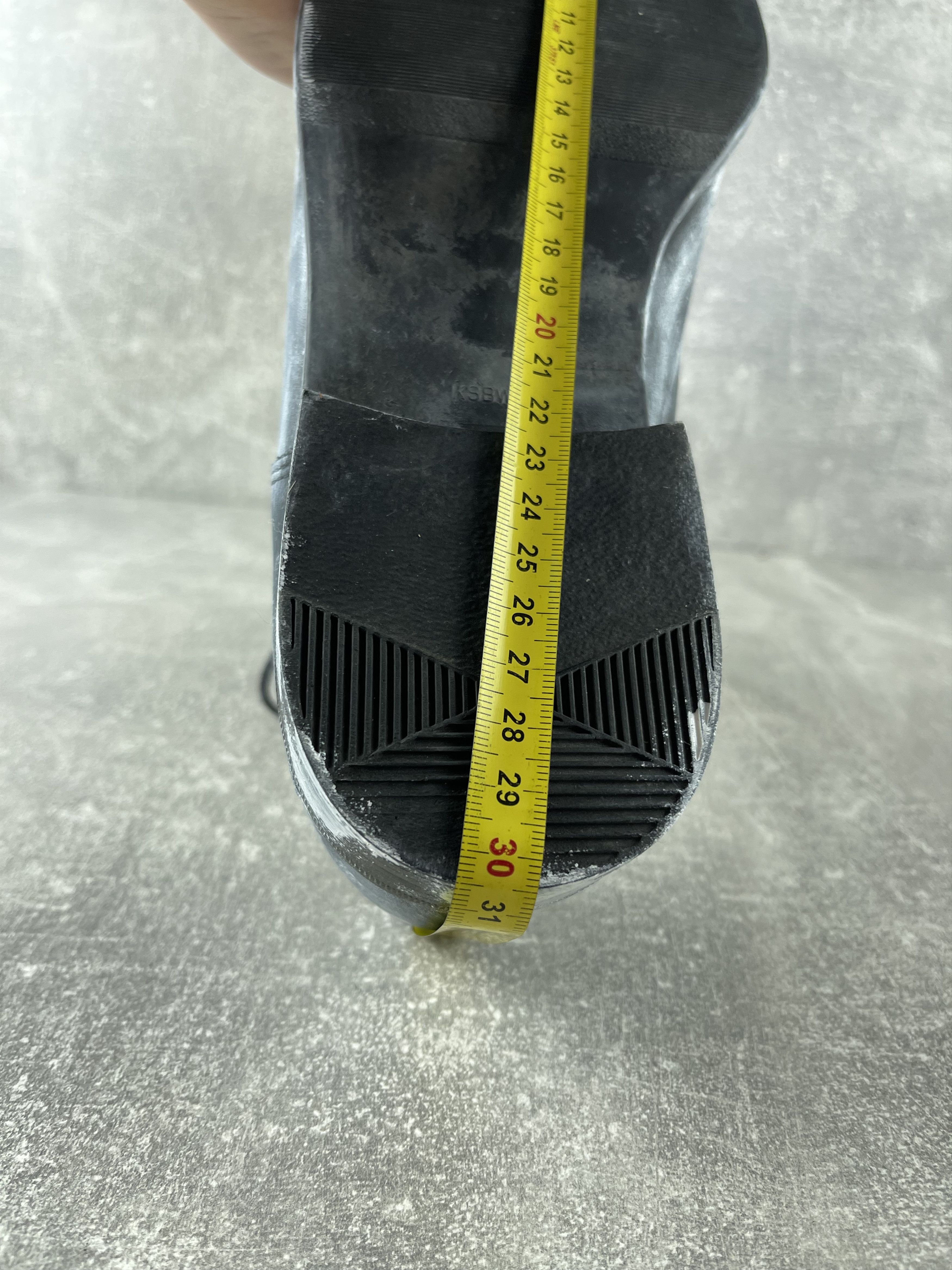20471120 Avant garde y2k painted maison margiela style leather boots Size US 10 / EU 43 - 10 Thumbnail
