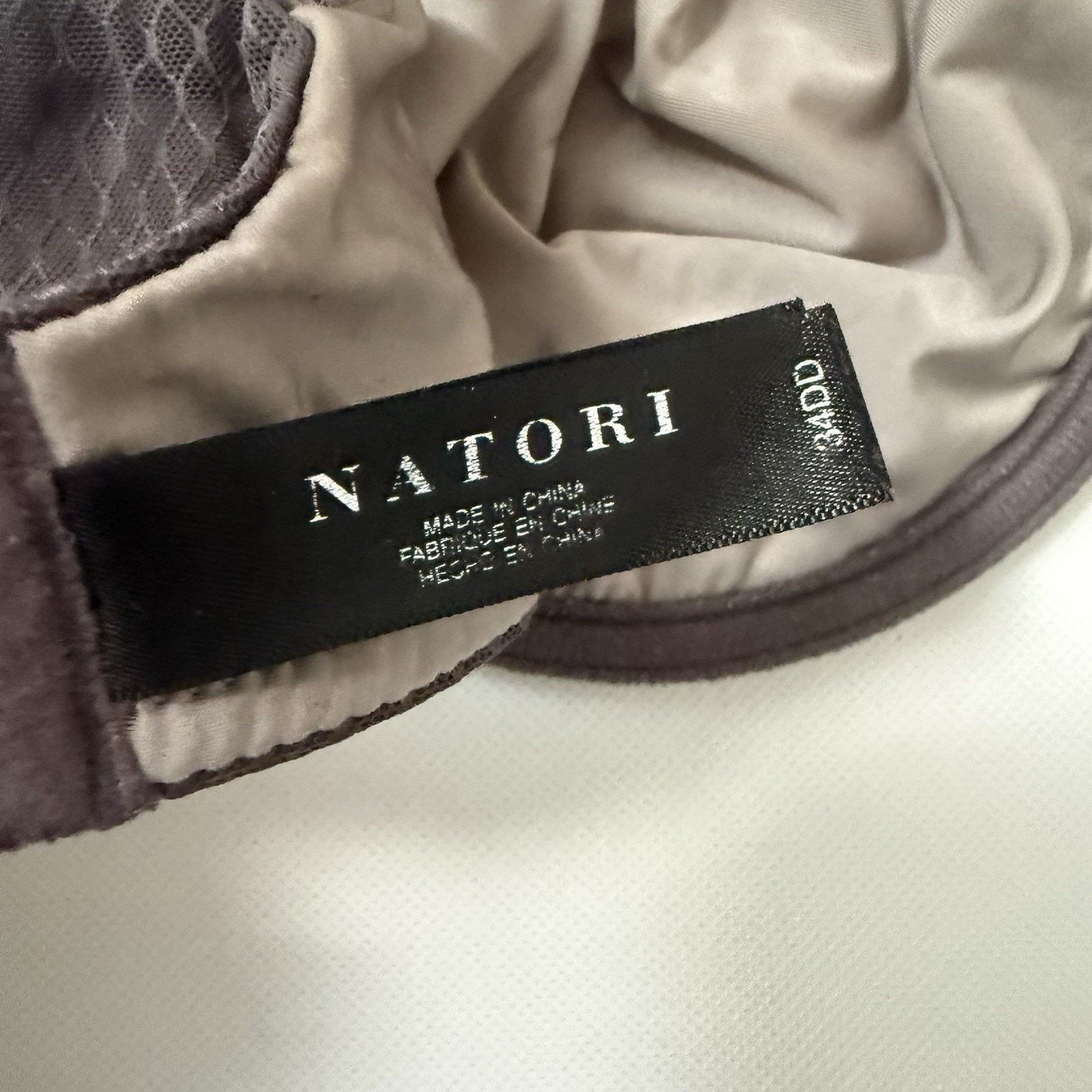 Other Natori Gray Plum Paradox Unlined Underwire Bra Size 34DD Size ONE SIZE - 6 Thumbnail