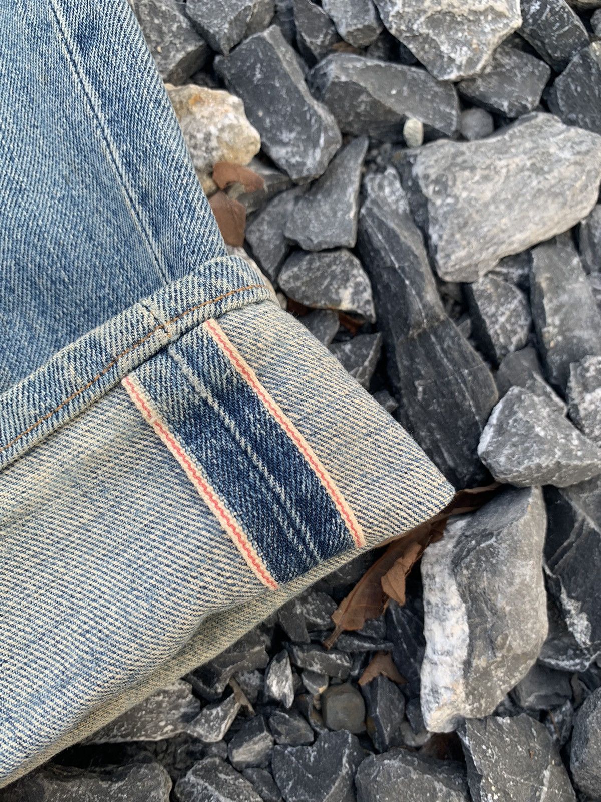 Kapital VINTAGE 505X SELVEDGE FADED JAPANESE DISTRESSED DENIM Size US 28 / EU 44 - 10 Thumbnail