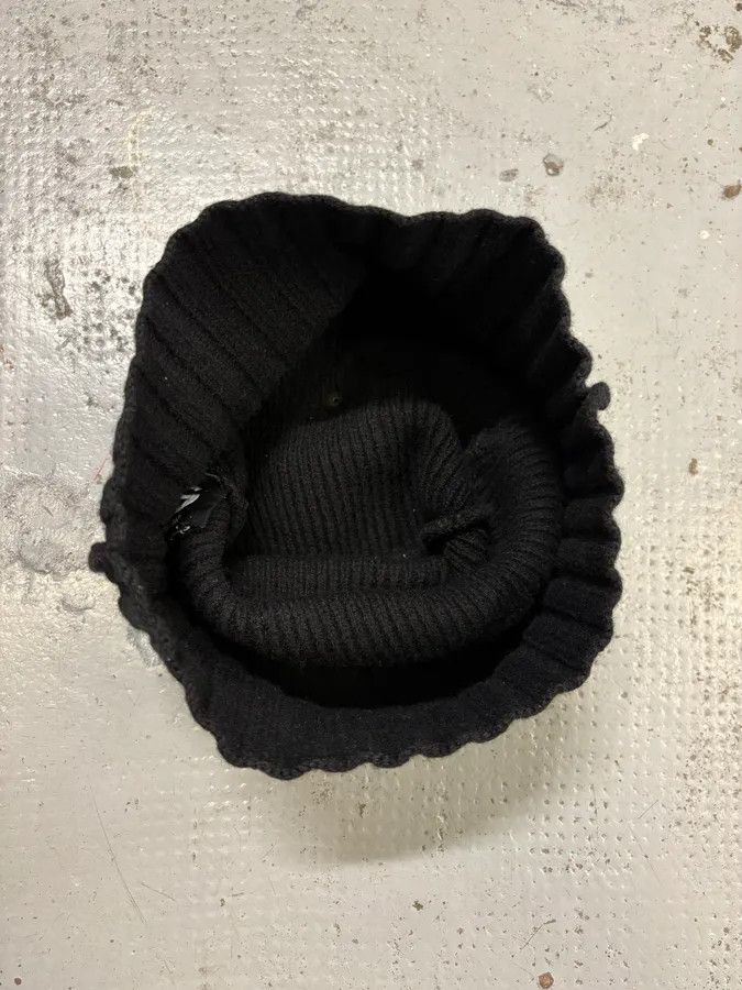 Dolce & Gabbana AW2006 Dolce & Gabbana Black Wool Ribbed Beanie Size ONE SIZE - 8 Thumbnail