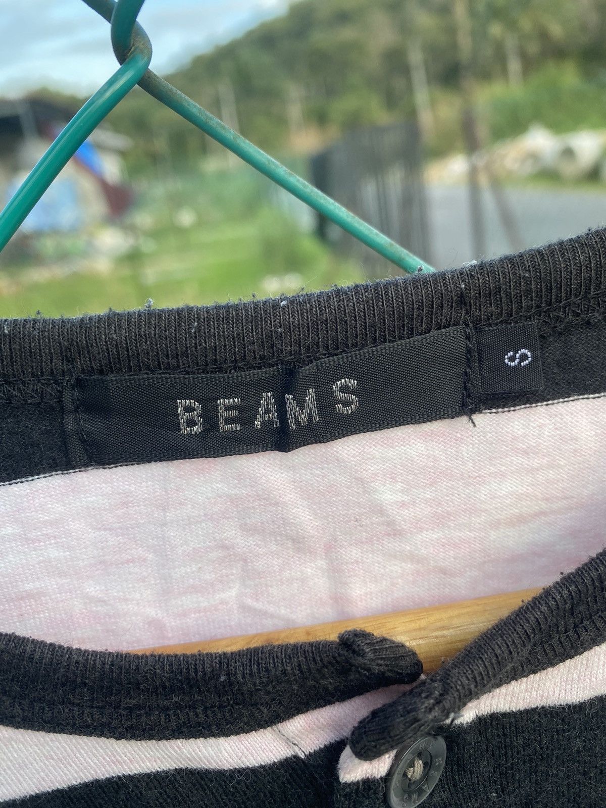 Beams Plus × Japanese Brand BEAMS Breton Striped Henleys Kurt Cobain Style Size S / US 4 / IT 40 - 6 Thumbnail