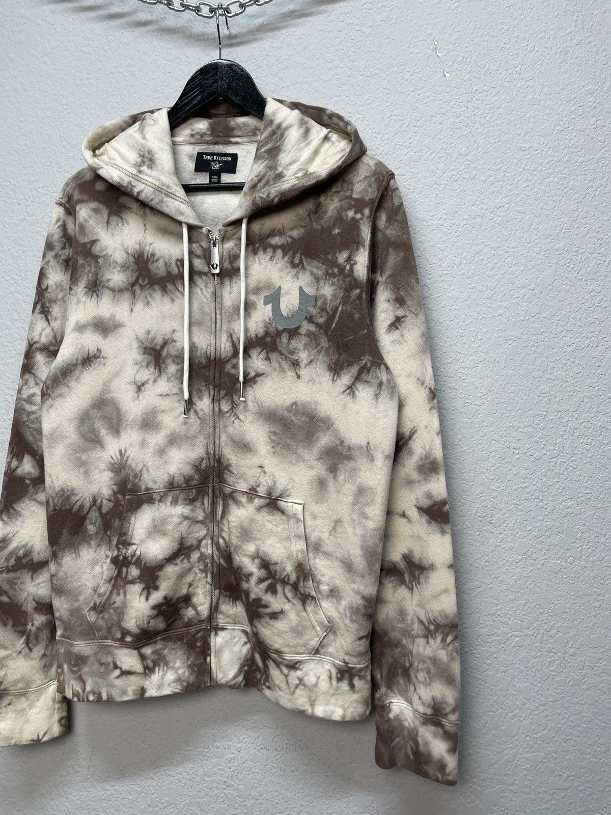 Japanese Brand Vintage Y2K True Religion Tye Dye Zip Hoodie Size US M / EU 48-50 / 2 - 5 Thumbnail