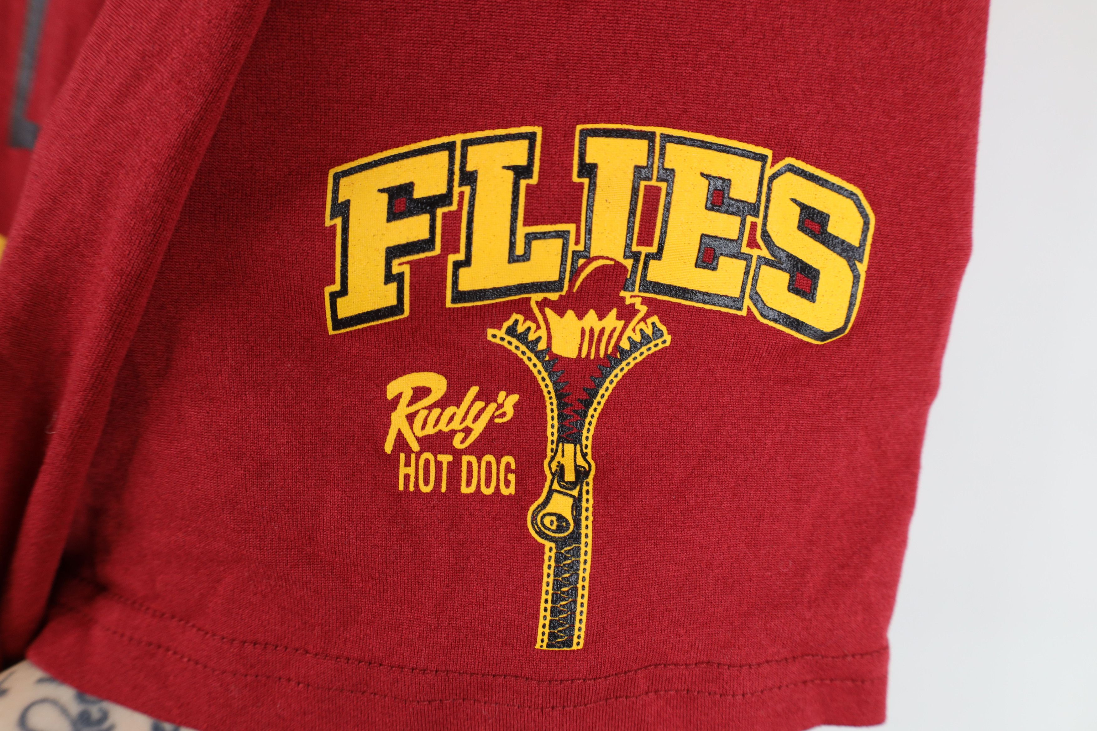 Nike Nike Flies Rudys Hot Dog Toledo Short Sleeve T-Shirt Red Size US XL / EU 56 / 4 - 4 Thumbnail