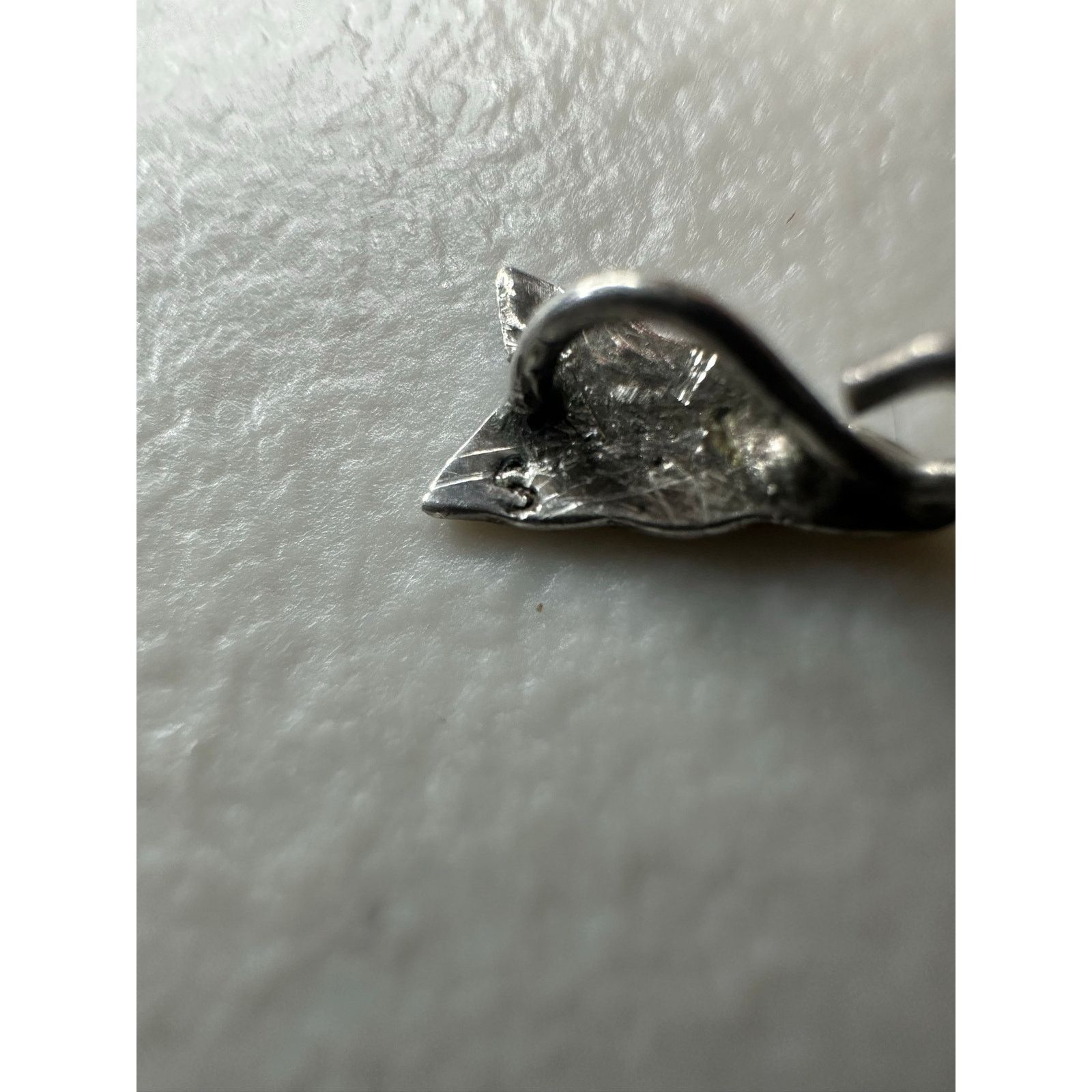 & Other Stories Vintage Sterling Silver Leaf Hook Clasp Tiny Jewelry 925 Size ONE SIZE - 2 Thumbnail