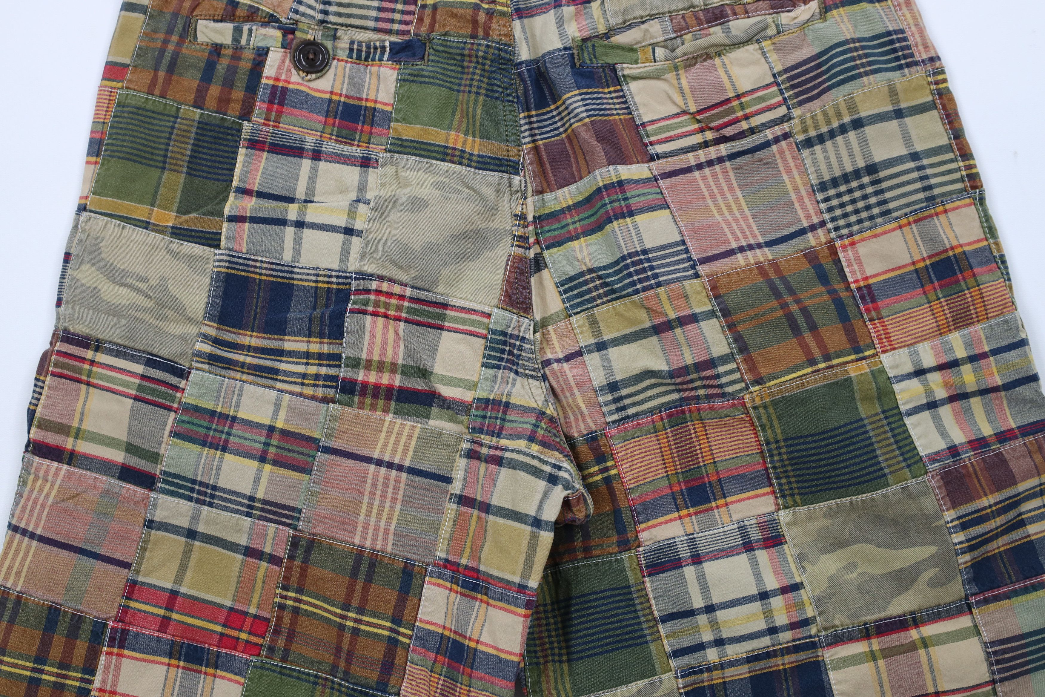American Eagle Outfitters × Vintage Vintage American Eagle Patchwork Shorts Longer Length Size US 32 / EU 48 - 14 Thumbnail