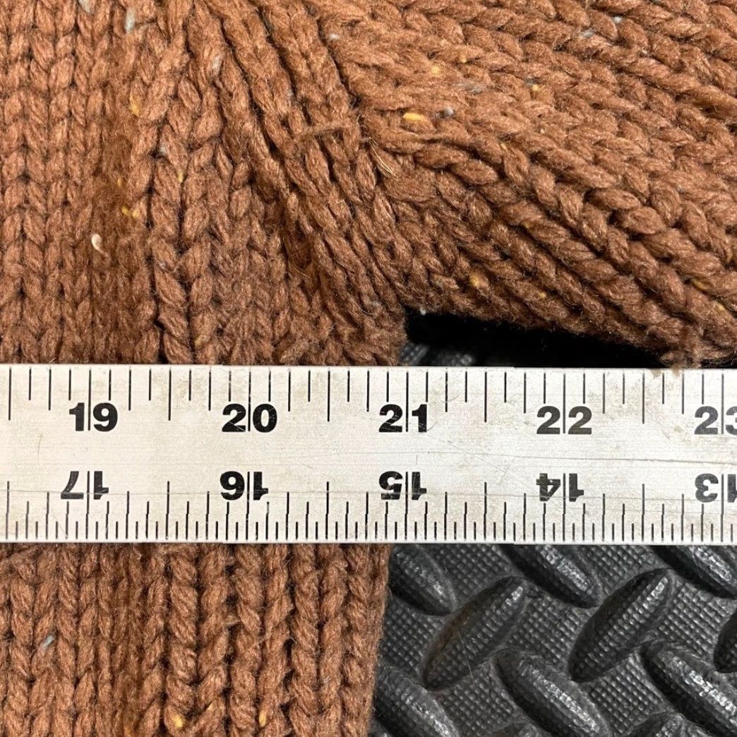 Vintage Woolrich Women's XL Cardigan Full Zip Knit Wool Blend Brown Dark Clove Sweater Size XL / US 12-14 / IT 48-50 - 7 Thumbnail