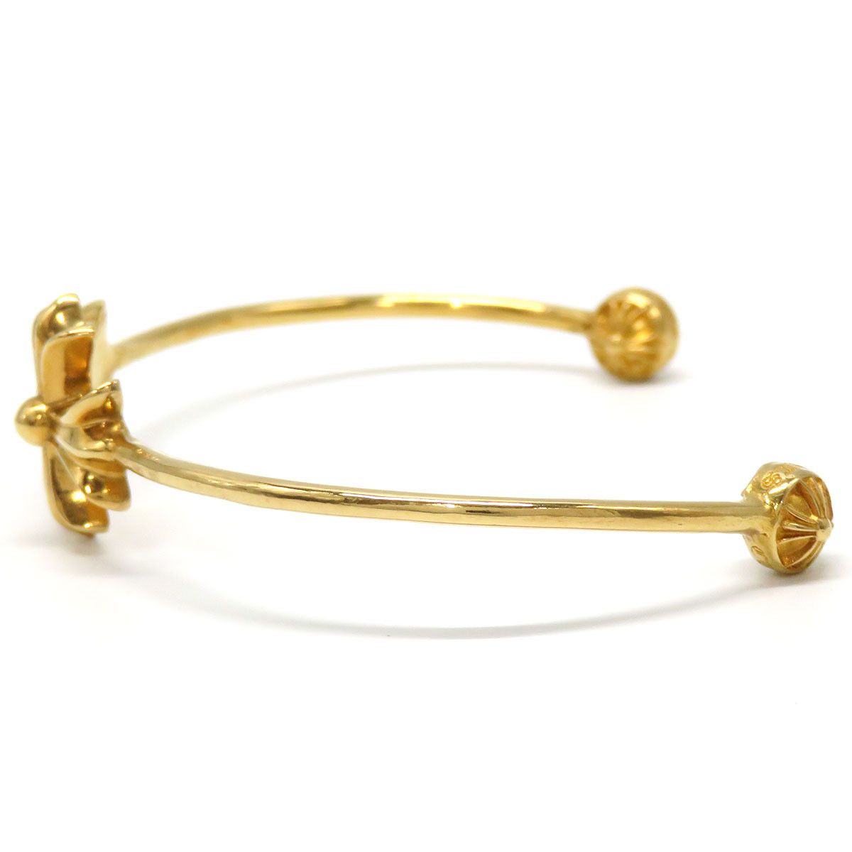 Chrome Hearts Chrome Hearts Gold Skinny Bangle Size ONE SIZE - 3 Thumbnail