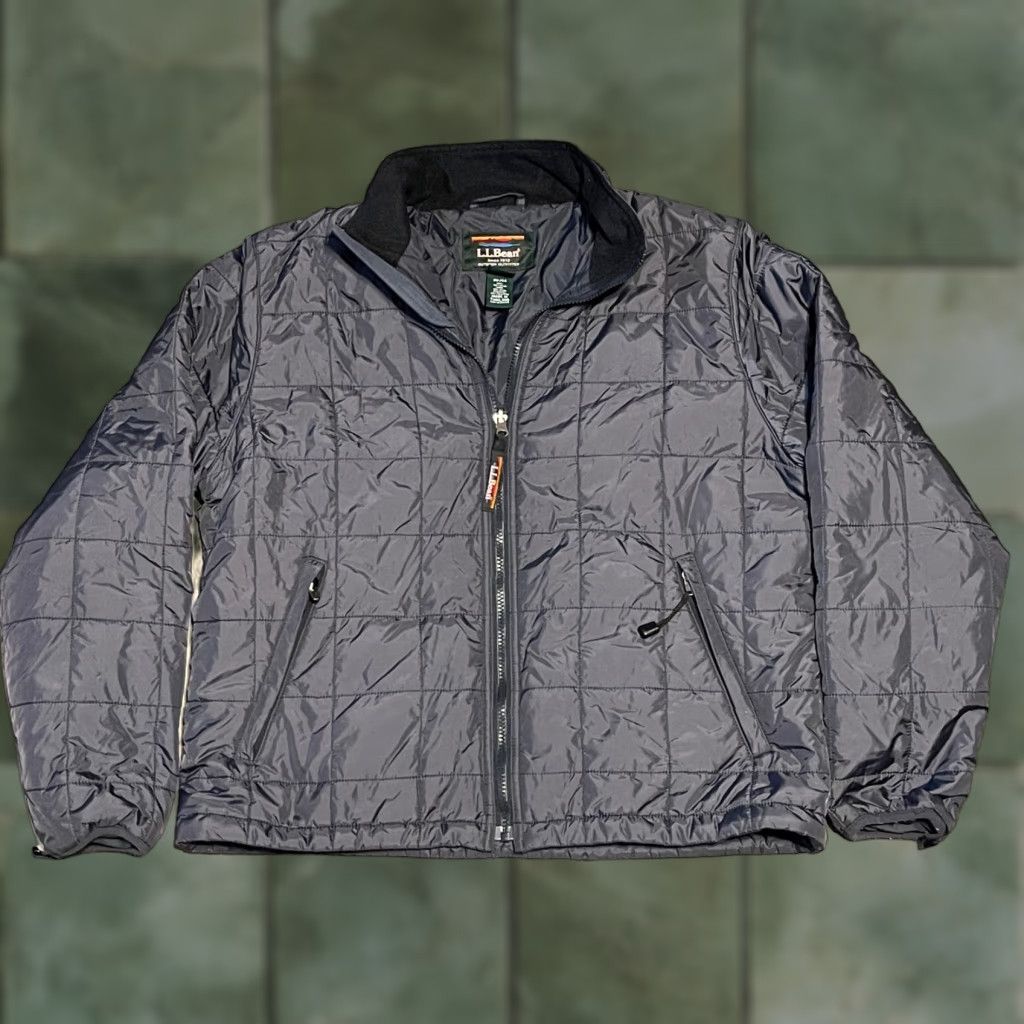 Vintage LL Bean Womens THINSULATE Jacket Charcoal Gray Size Large Size L / US 10 / IT 46 - 1 Thumbnail