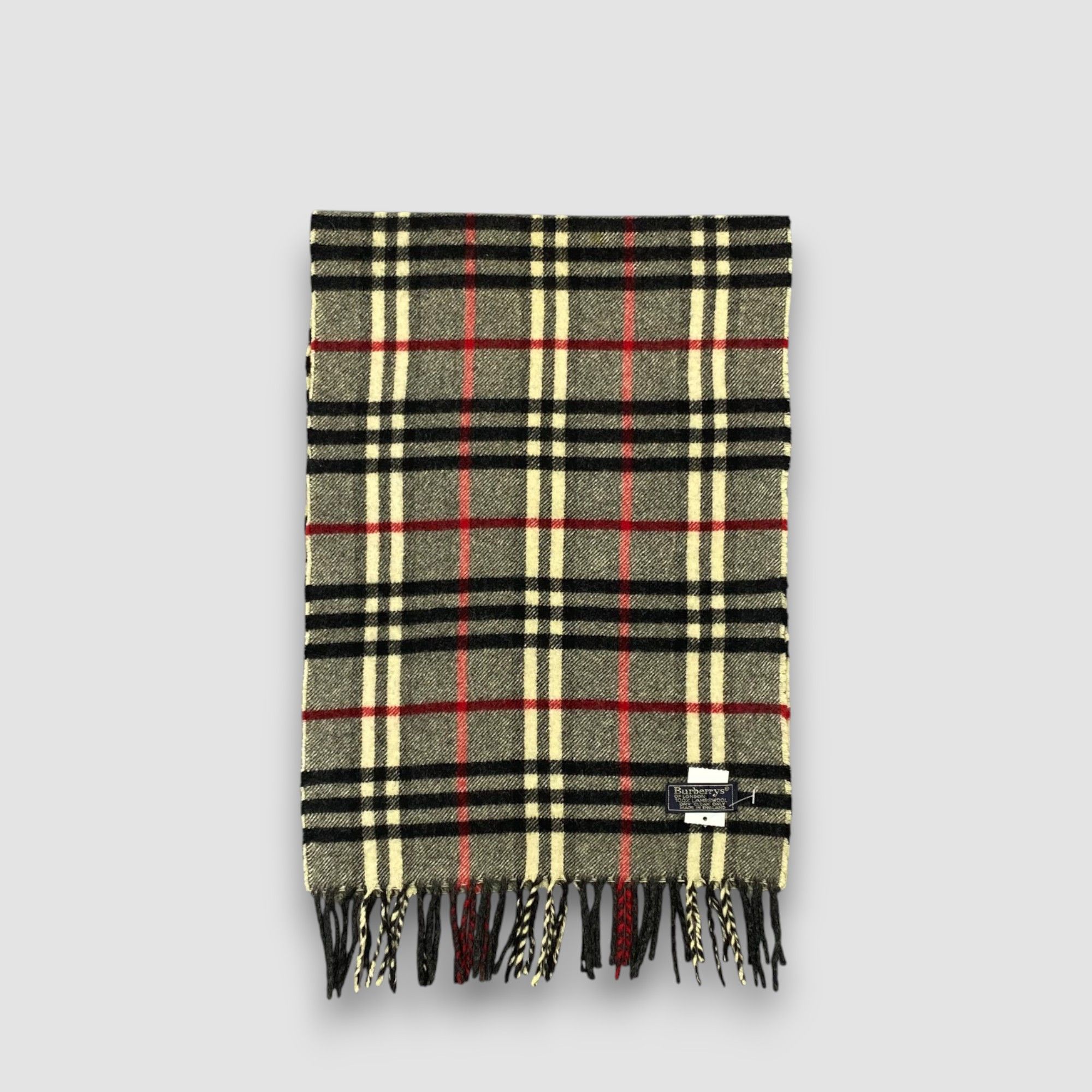 Burberry Vintage Burberry Scarf Muffler Wool Winter Scarves Size ONE SIZE - 2 Thumbnail