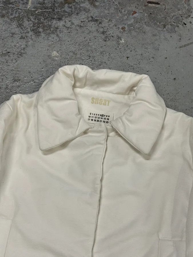 Maison Margiela AW2005 Maison Martin Margiela White Cotton Quilted Puffer Jacket Size US S / EU 44-46 / 1 - 4 Thumbnail