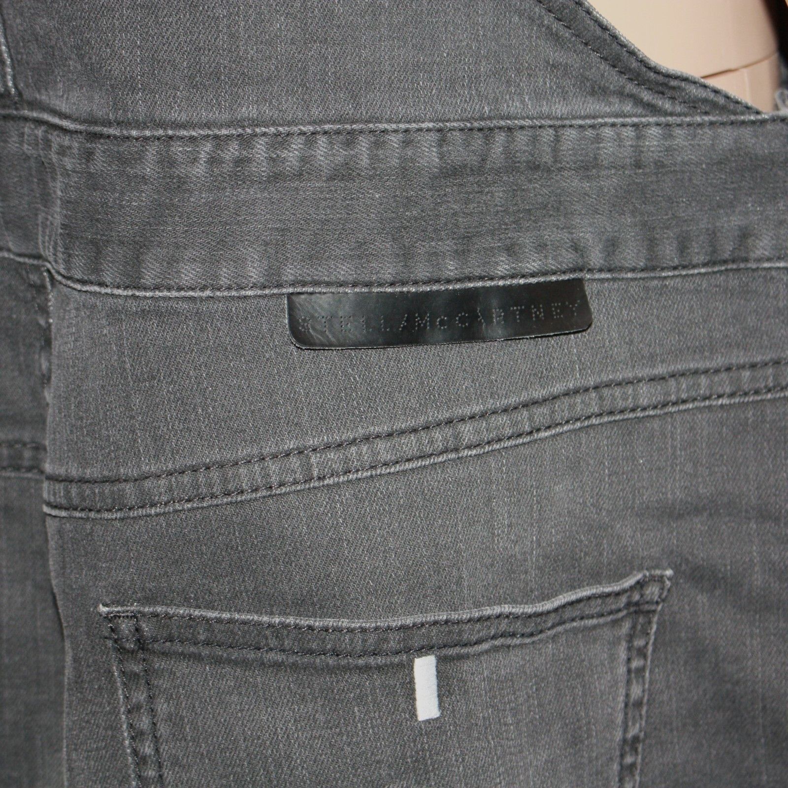 Stella McCartney The Skinny Boyfriend Dungarees Soft Denim Overalls $975 Size 25" / US 0 / IT 36 - 10 Thumbnail