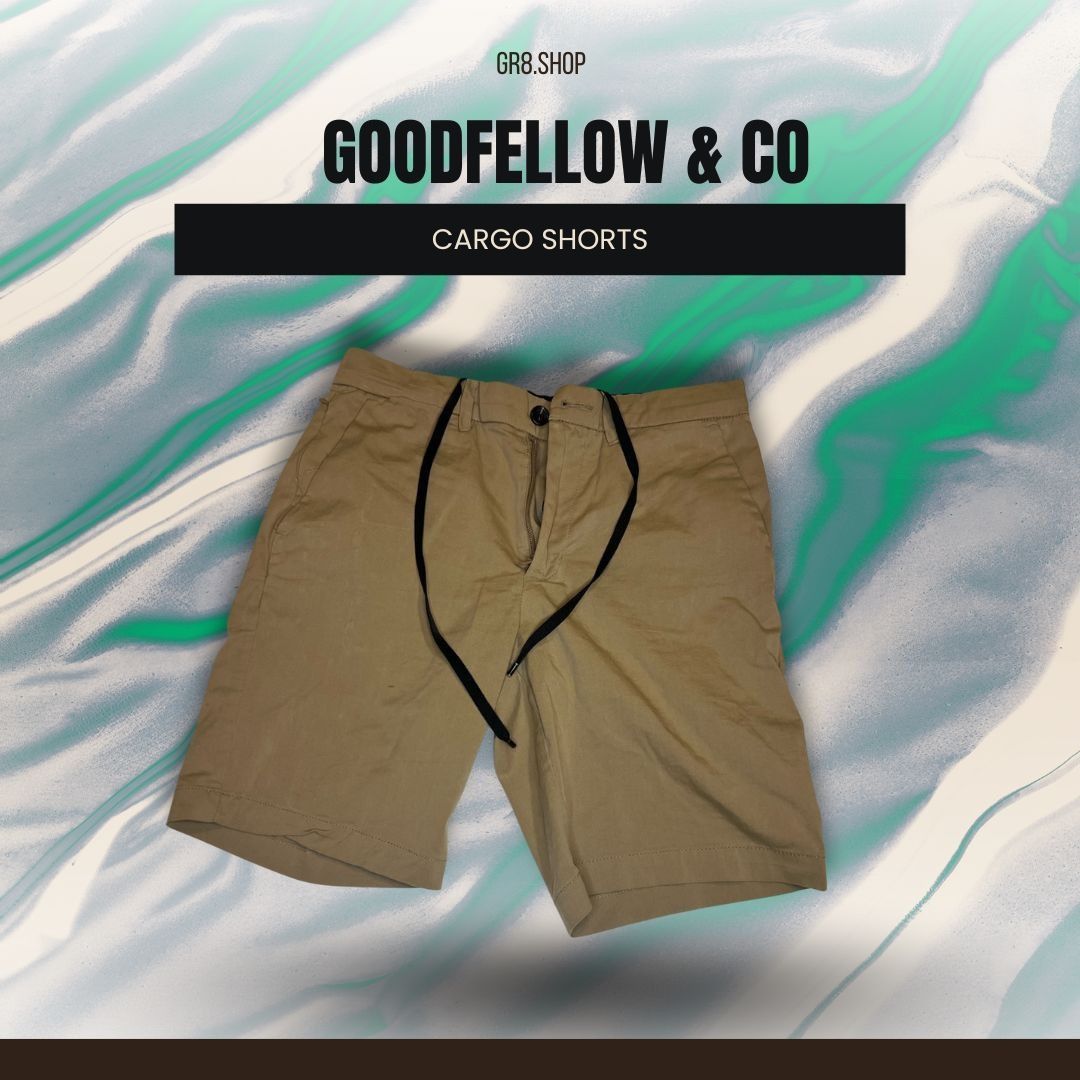 Other Goodfellow & Co Mens Beige Cargo Shorts Adjustable Waist Siz Size US 30 / EU 46 - 1 Thumbnail