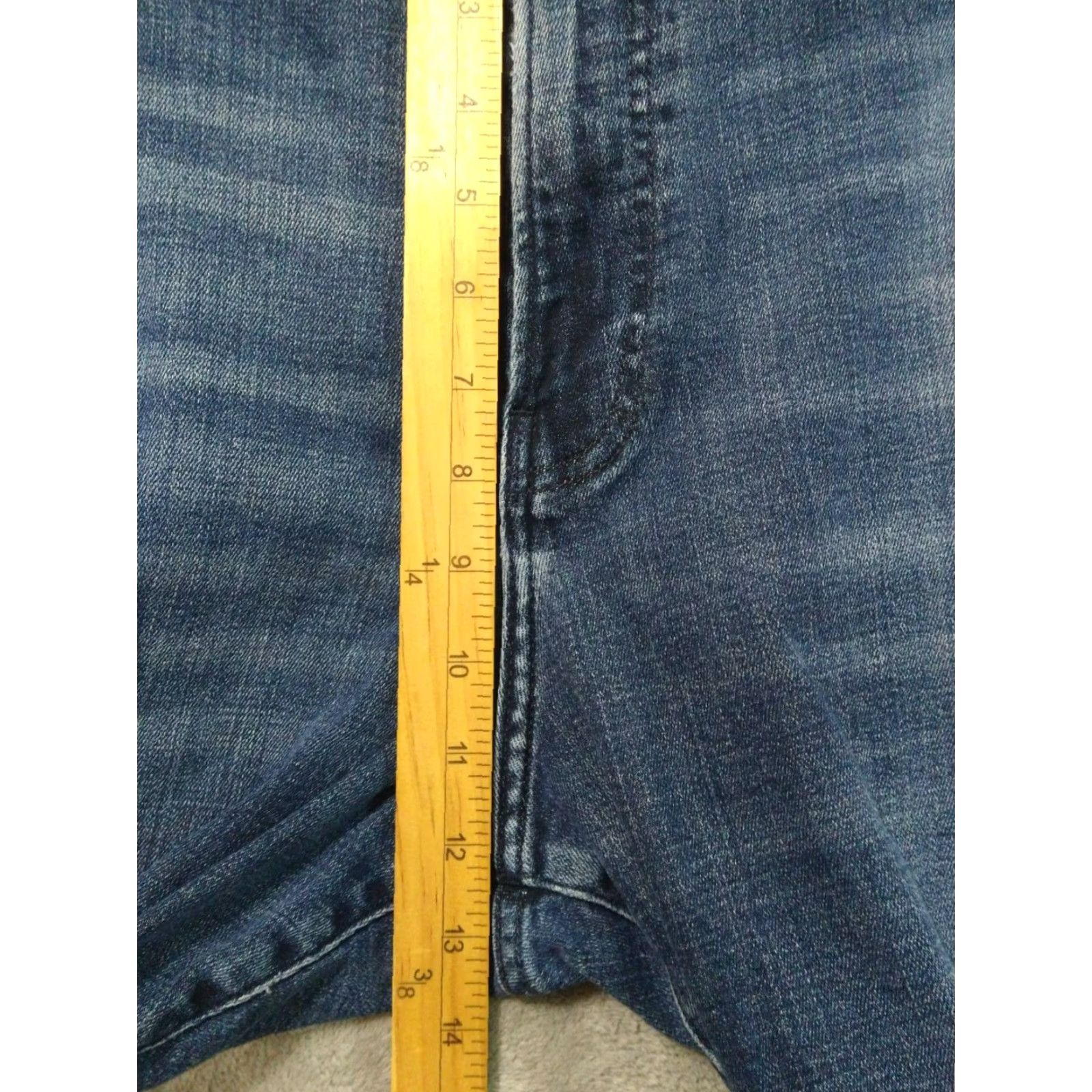 Lucky Brand Lucky Brand Jeans Mens 40x30 Blue Denim 363 Vintage Straight High Rise Dark Wash Jeans Size US 40 / EU 56 - 4 Thumbnail