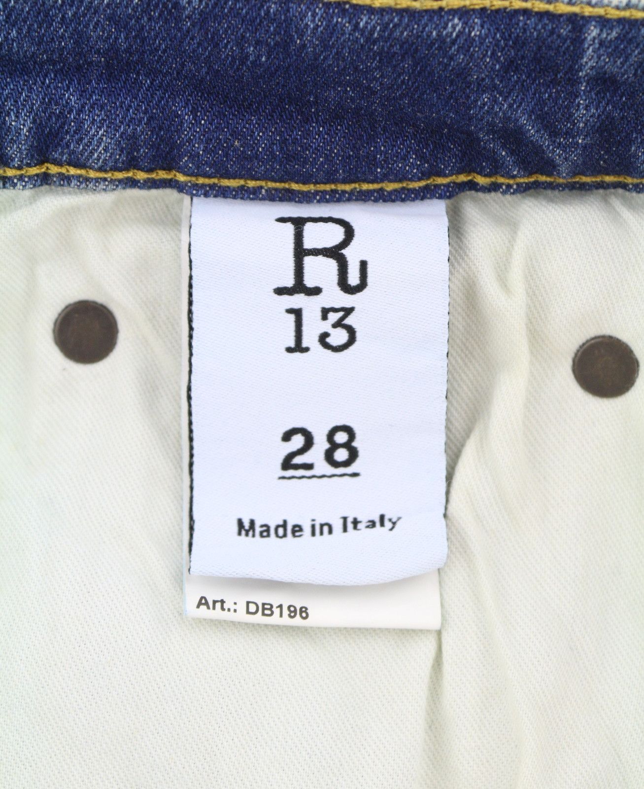 R13 JANE 28 Kelly Stretch Flared Blue PF25 Jeans 87209 Size 28" / US 6 / IT 42 - 8 Thumbnail