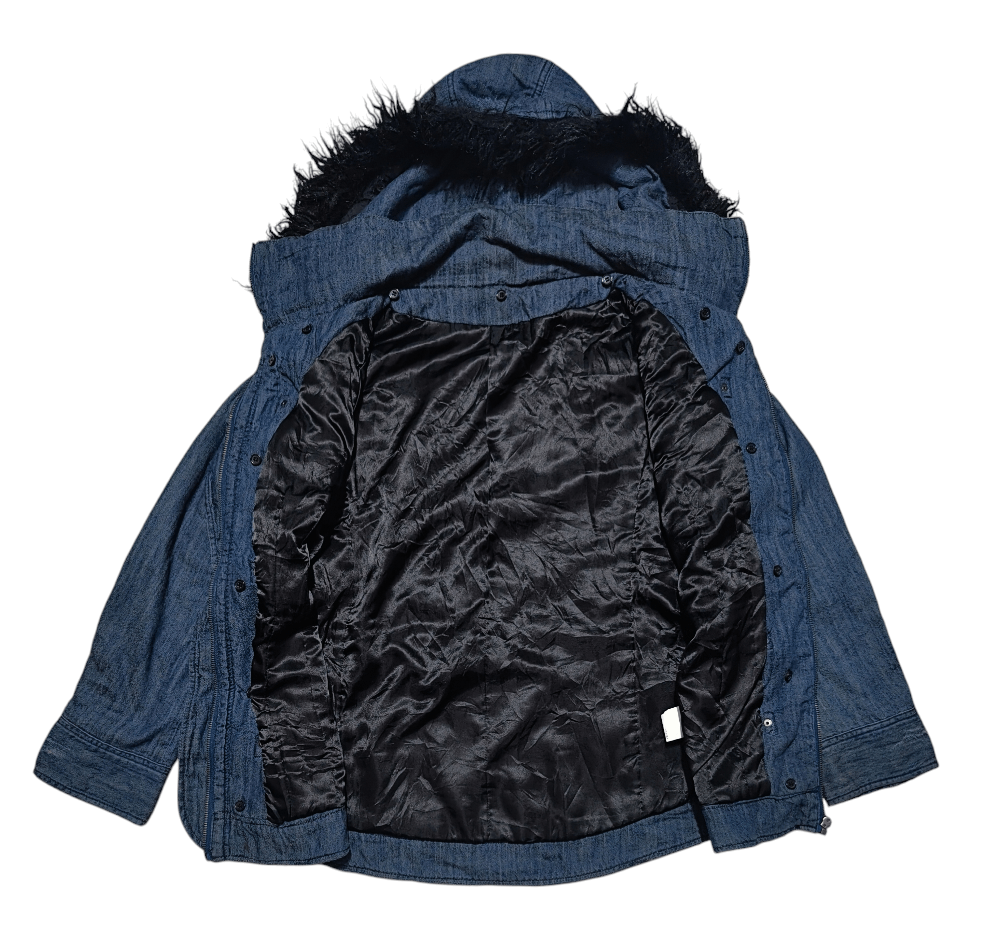 Japanese Brand BACKS Classic Punk Steampunk Japanese Bandage Denim Jacket Size US M / EU 48-50 / 2 - 7 Thumbnail