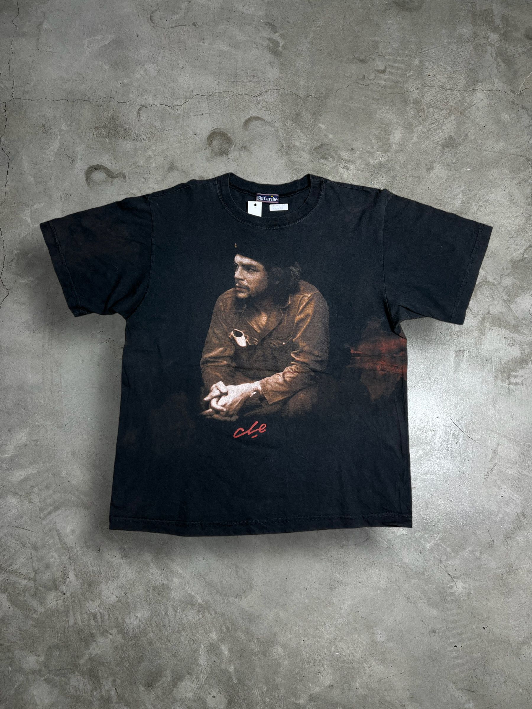 Rap Tees Vintage Che Guevara Blu Caribe Tee (L) GTME160 Size US L / EU 52-54 / 3 - 1 Thumbnail