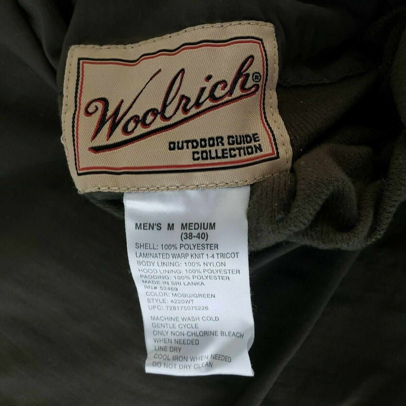 Woolrich Woolen Mills Woolrich Camo Reversible Insulated Jacket Mens Size Medium Size US M / EU 48-50 / 2 - 6 Thumbnail