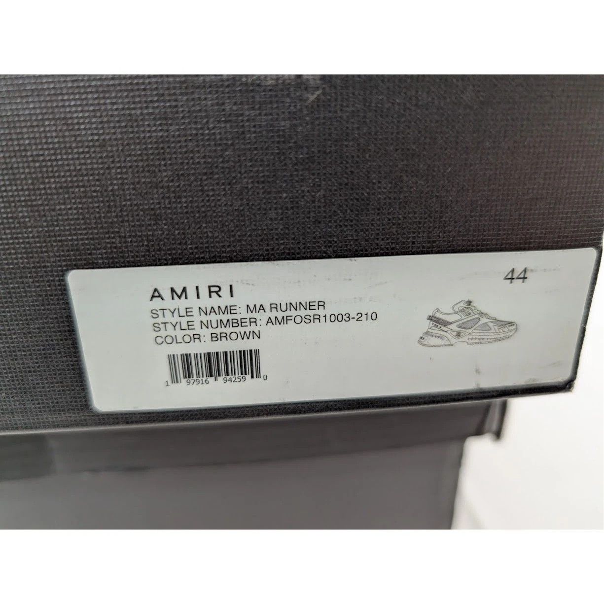 Amiri o1rshd1 Q:2 / MA Runners Sneakers in Brown Size US 11 / EU 44 - 21 Thumbnail