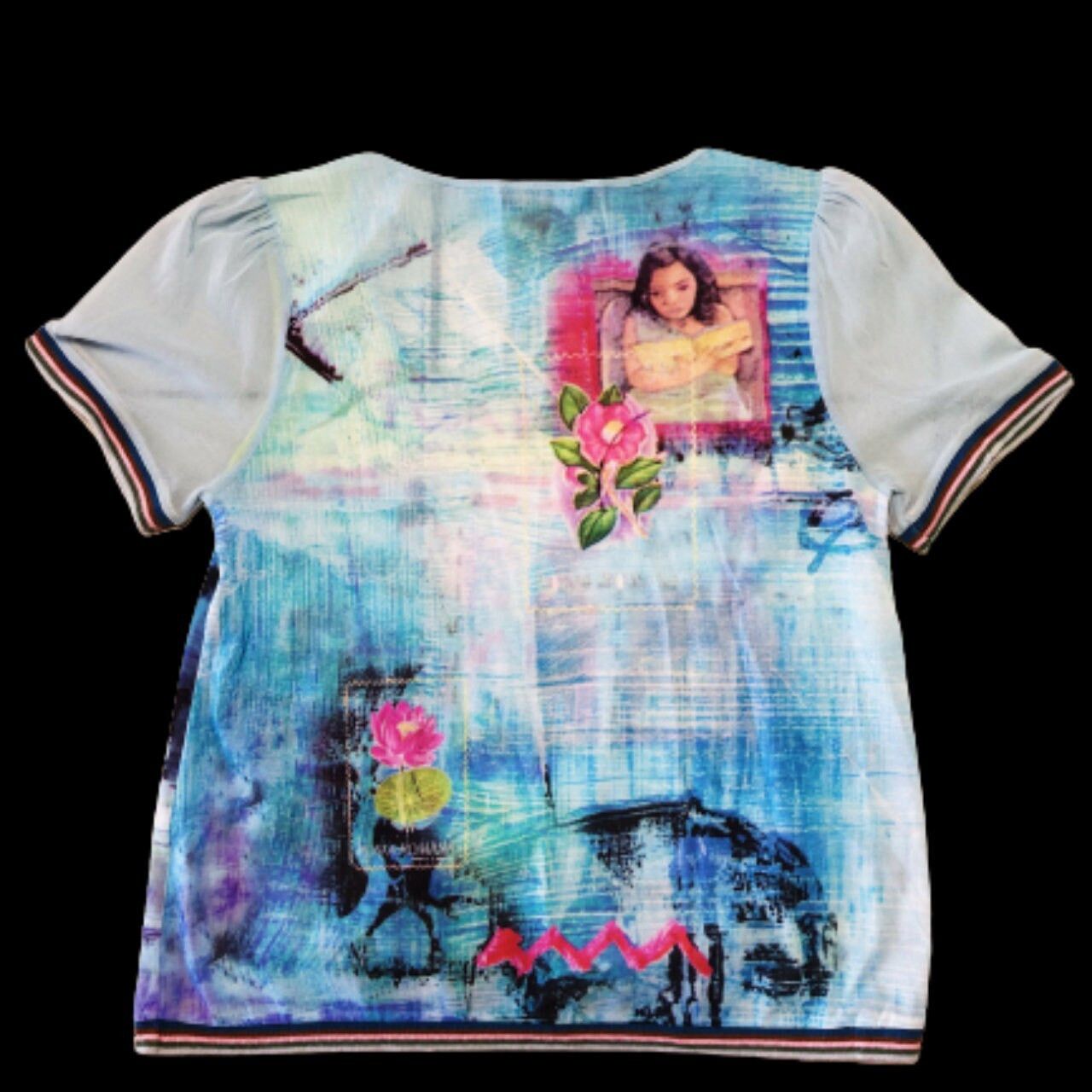 Cop Copine The Cop Copine Mesh Tee Hawaii Size ONE SIZE - 4 Thumbnail