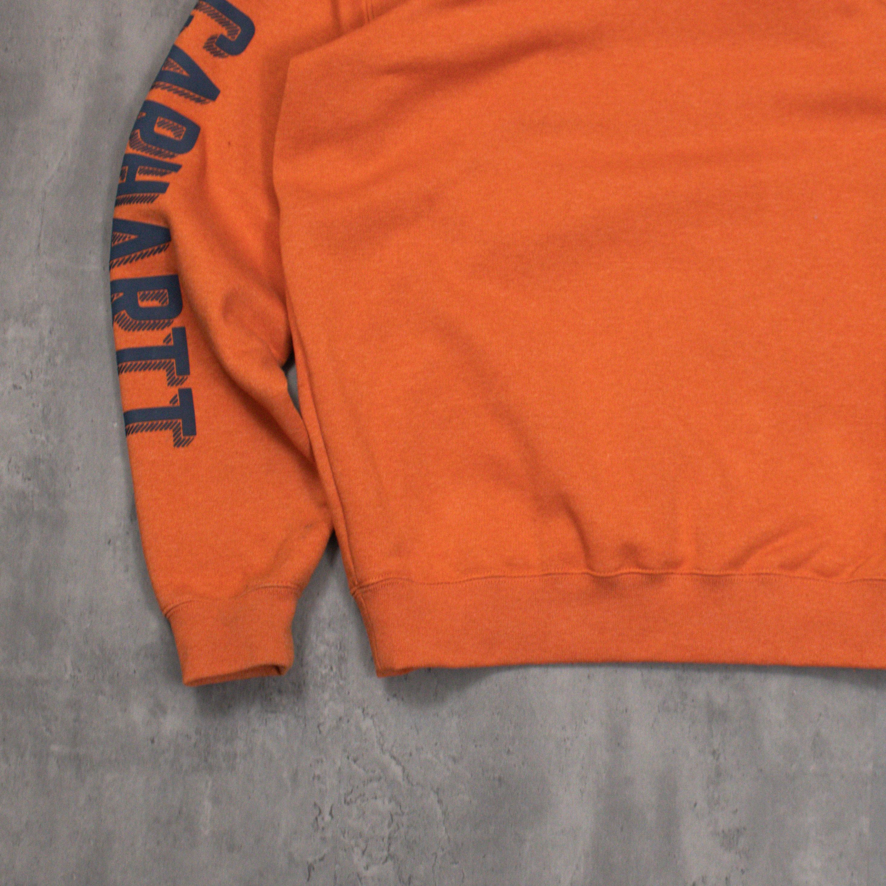 Carhartt Carhartt Loose Fit Bright Orange Loose FIt Crewneck Sweater Size US S / EU 44-46 / 1 - 9 Thumbnail