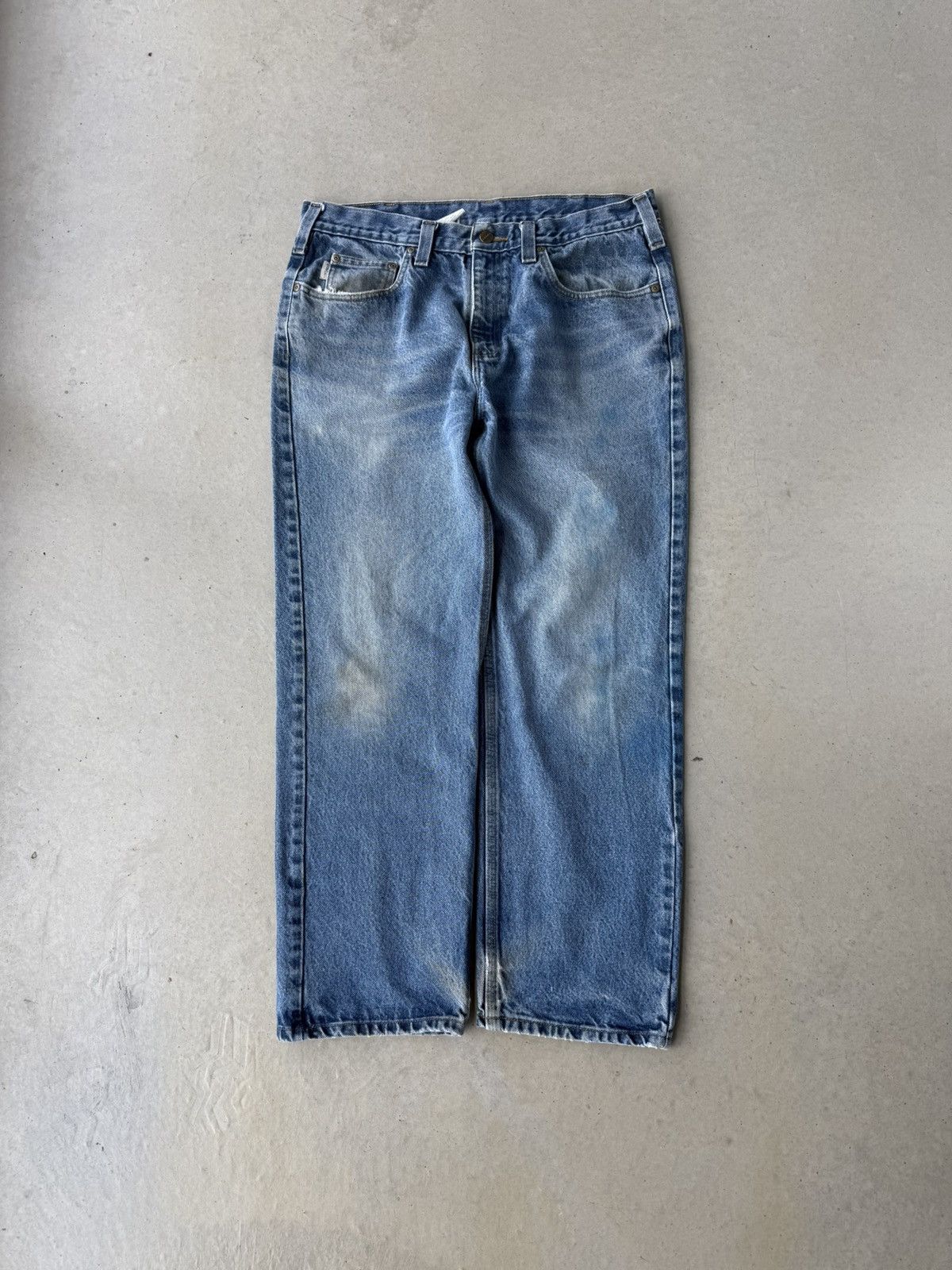 Carhartt Vintage 90s Carhartt Denim Workwear Jeans Size US 36 / EU 52 - 2 Thumbnail