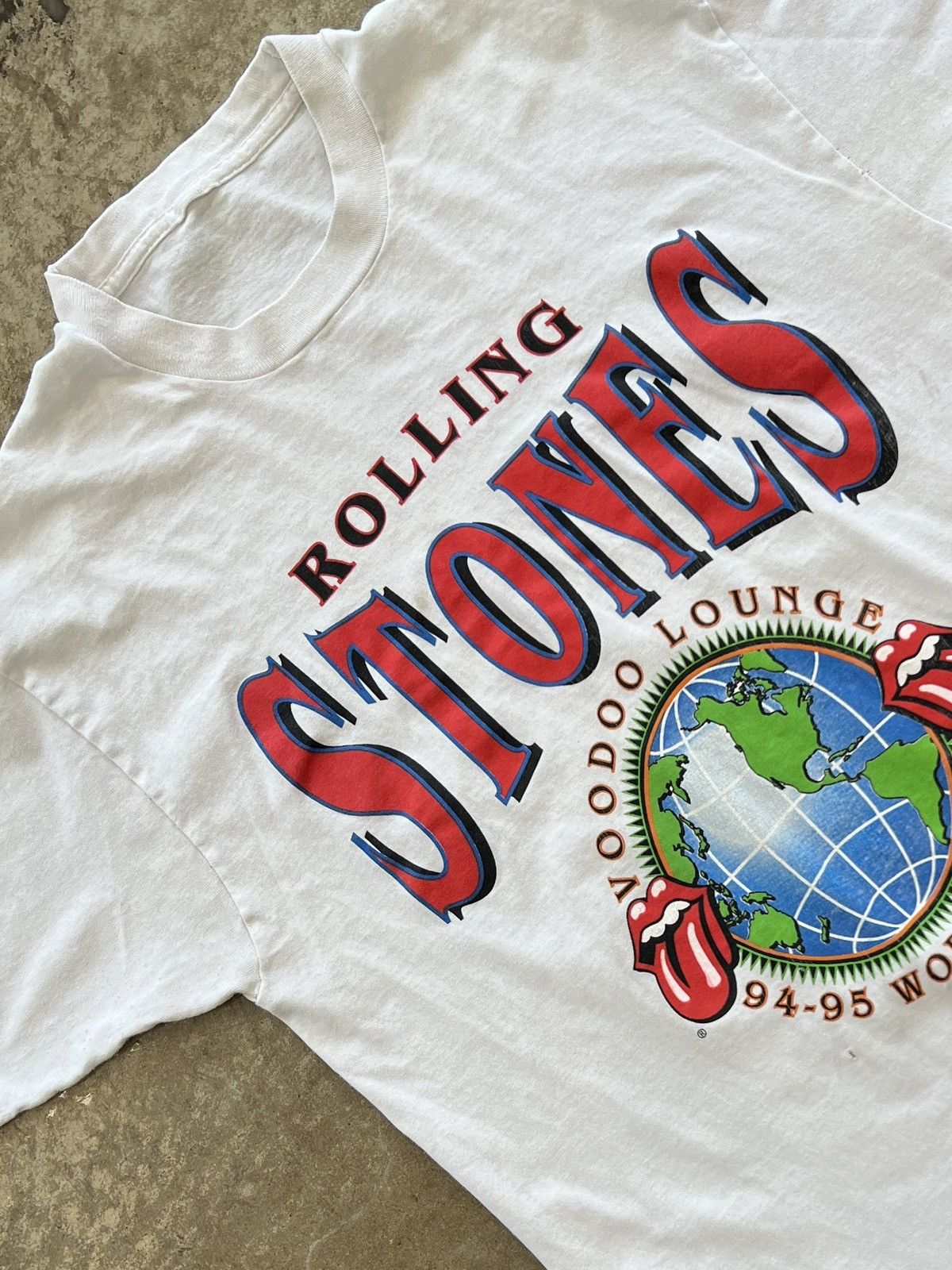 Band Tees Vintage Rolling Stones VooDoo Lounge 1995 World Tour Large Size US L / EU 52-54 / 3 - 1 Thumbnail