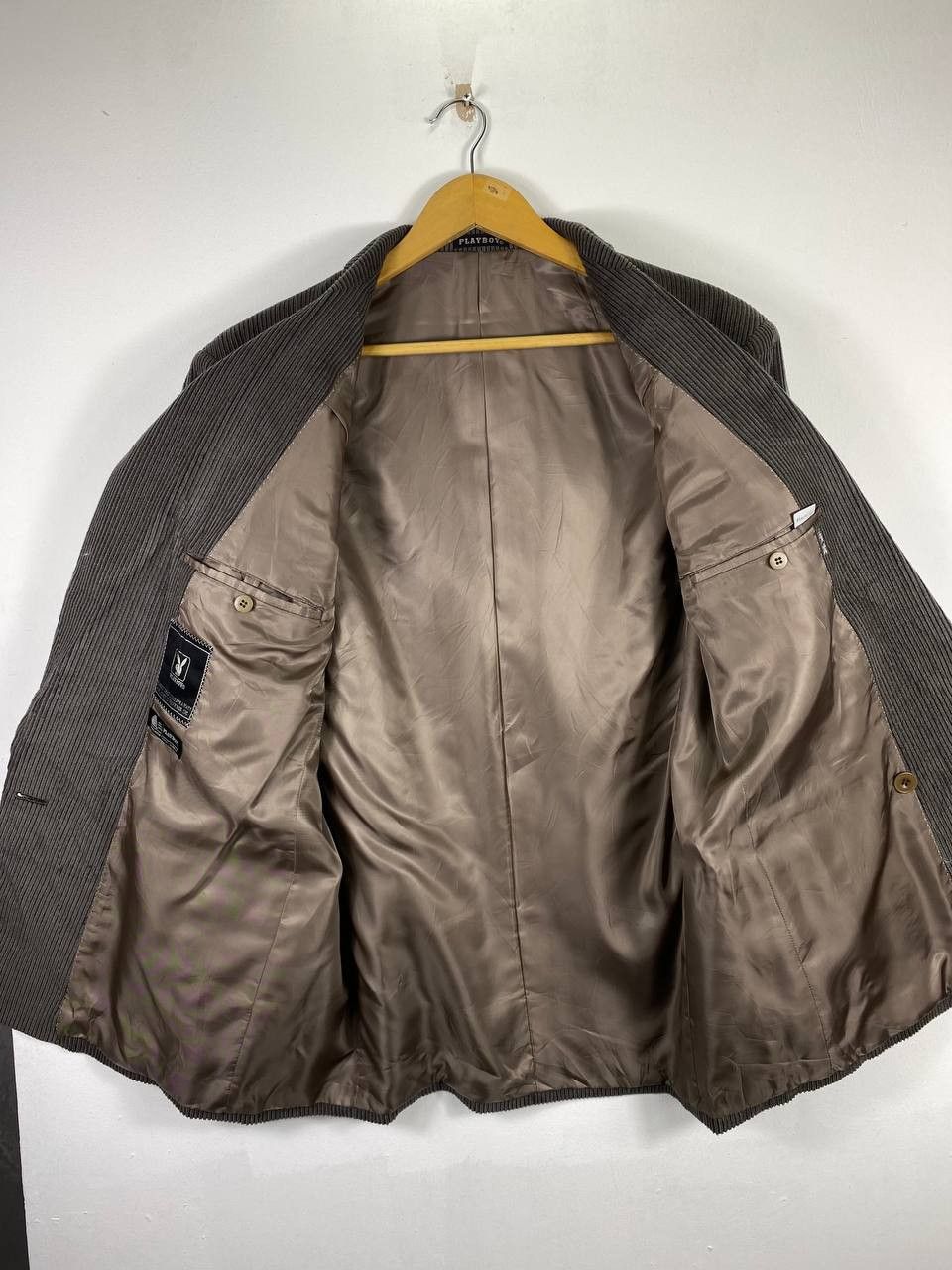 Playboy vintage playboy double breast wool corduroy jacket Size US L / EU 52-54 / 3 - 6 Thumbnail