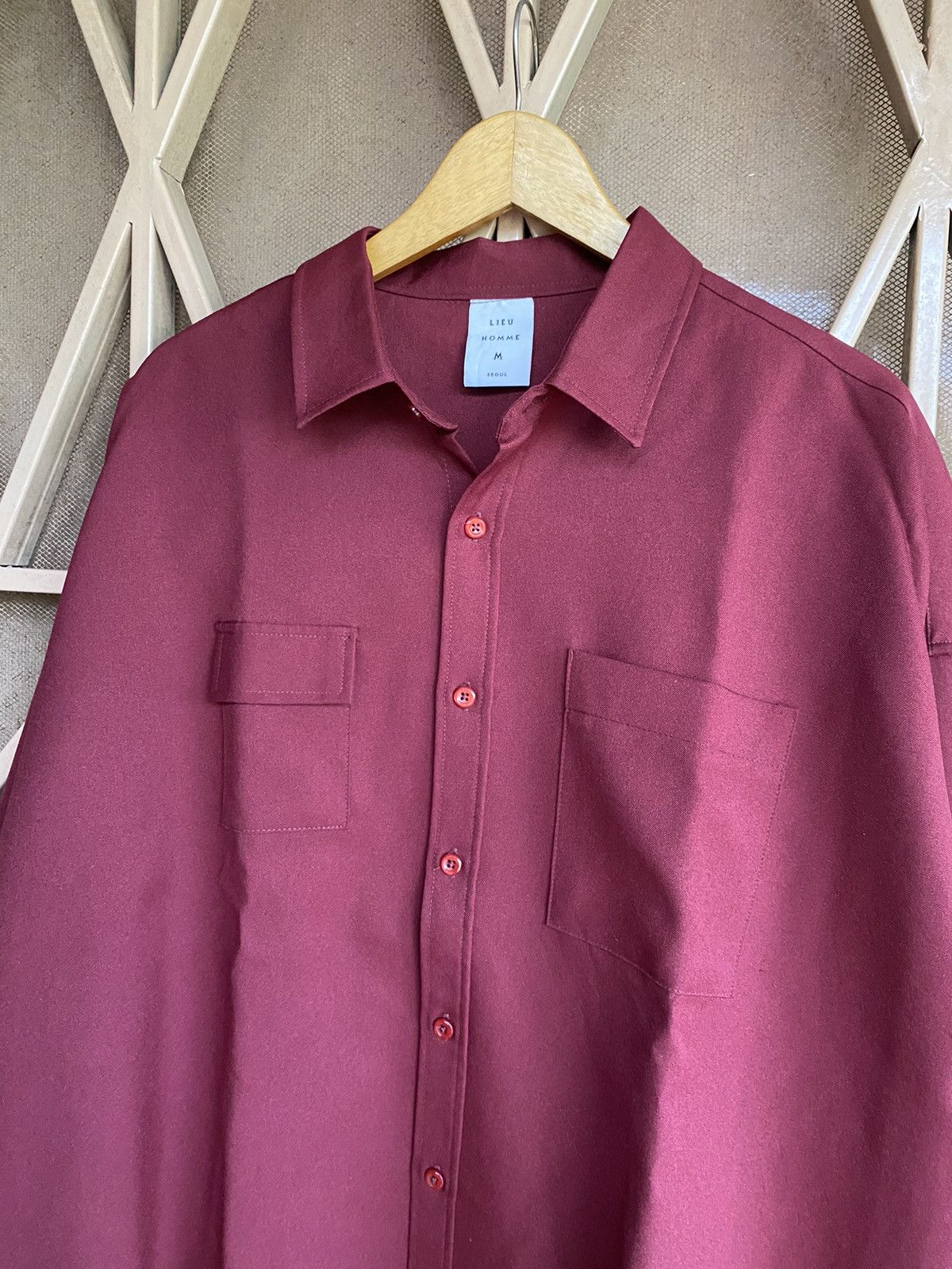 Issey Miyake 💸BINDINGOFFER💸Lieu Homme Button Up Shirt Issey Avantgarde Size US M / EU 48-50 / 2 - 3 Thumbnail