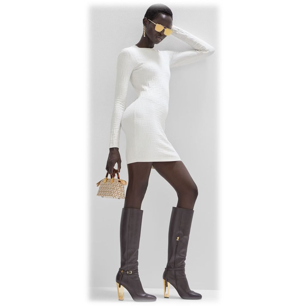 Fendi o1s1wg111224 Size: OS / Baguette Sunglasses in Gold Size ONE SIZE - 4 Thumbnail