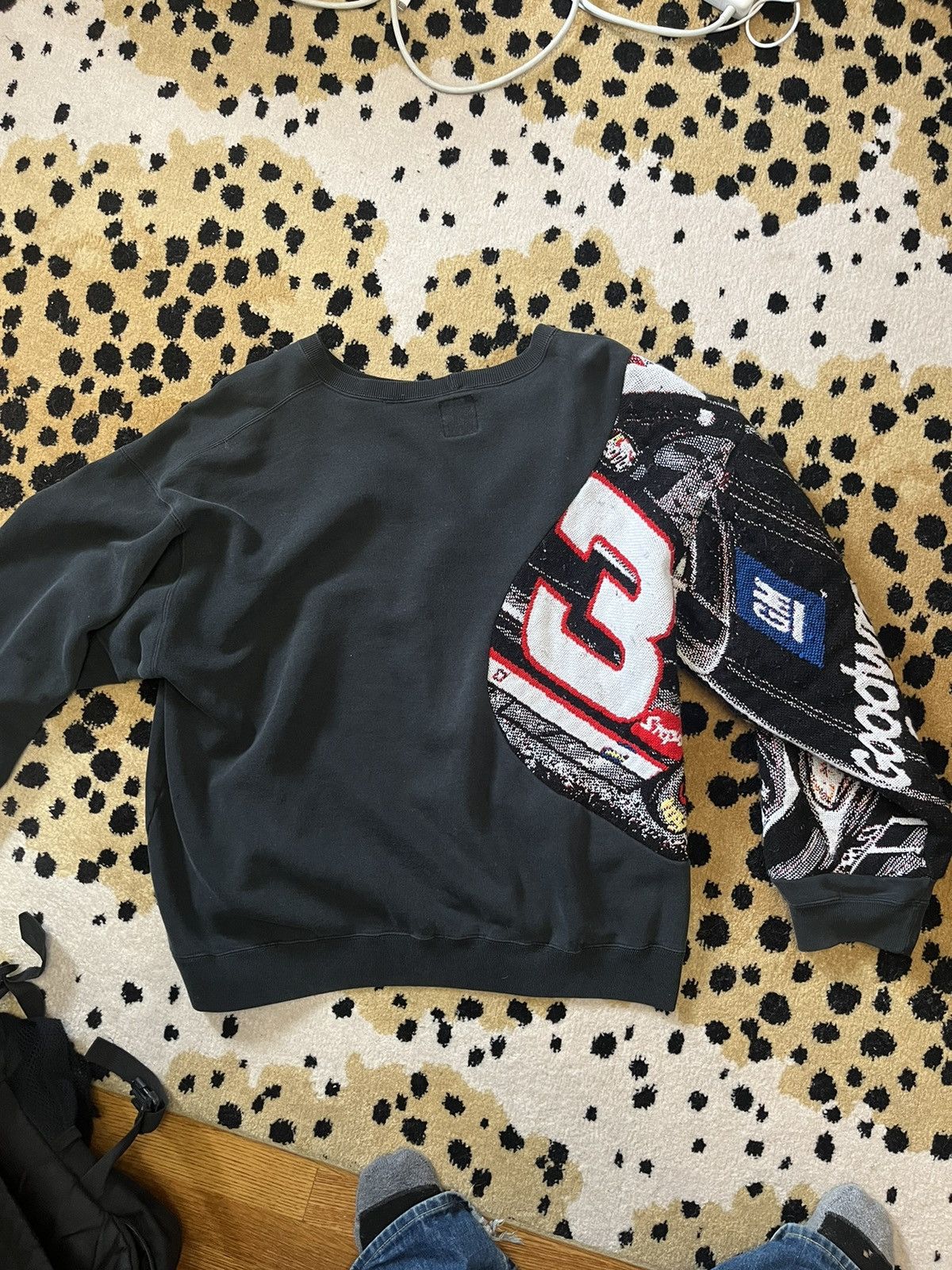 Gap × Japanese Brand Custom Stitch Embroider Loose Sweatshirt Size US XXL / EU 58 / 5 - 3 Thumbnail