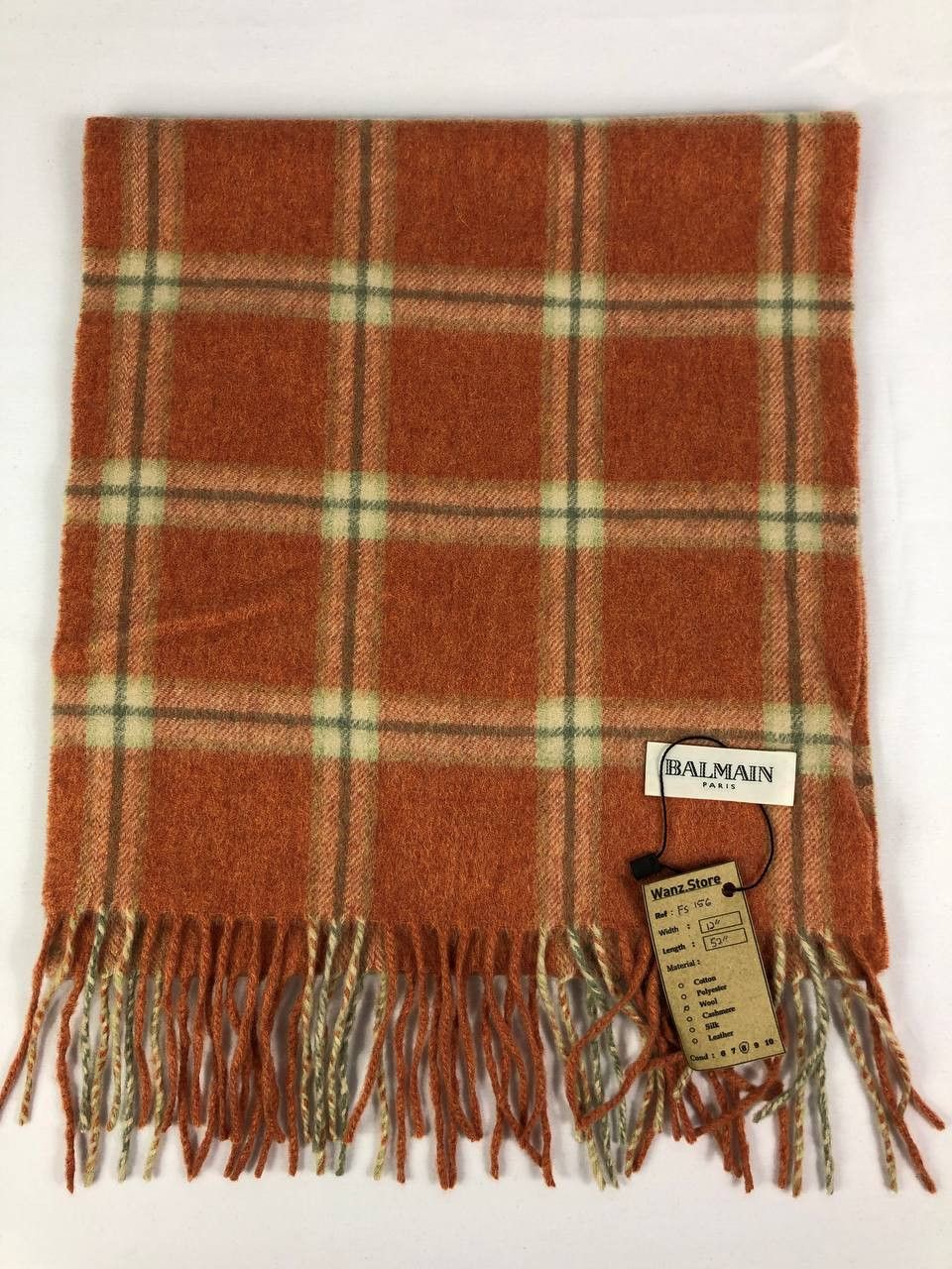 Vintage Pierre Balmain Scarf / Muffler / Neckwear FS156 Size ONE SIZE - 7 Thumbnail