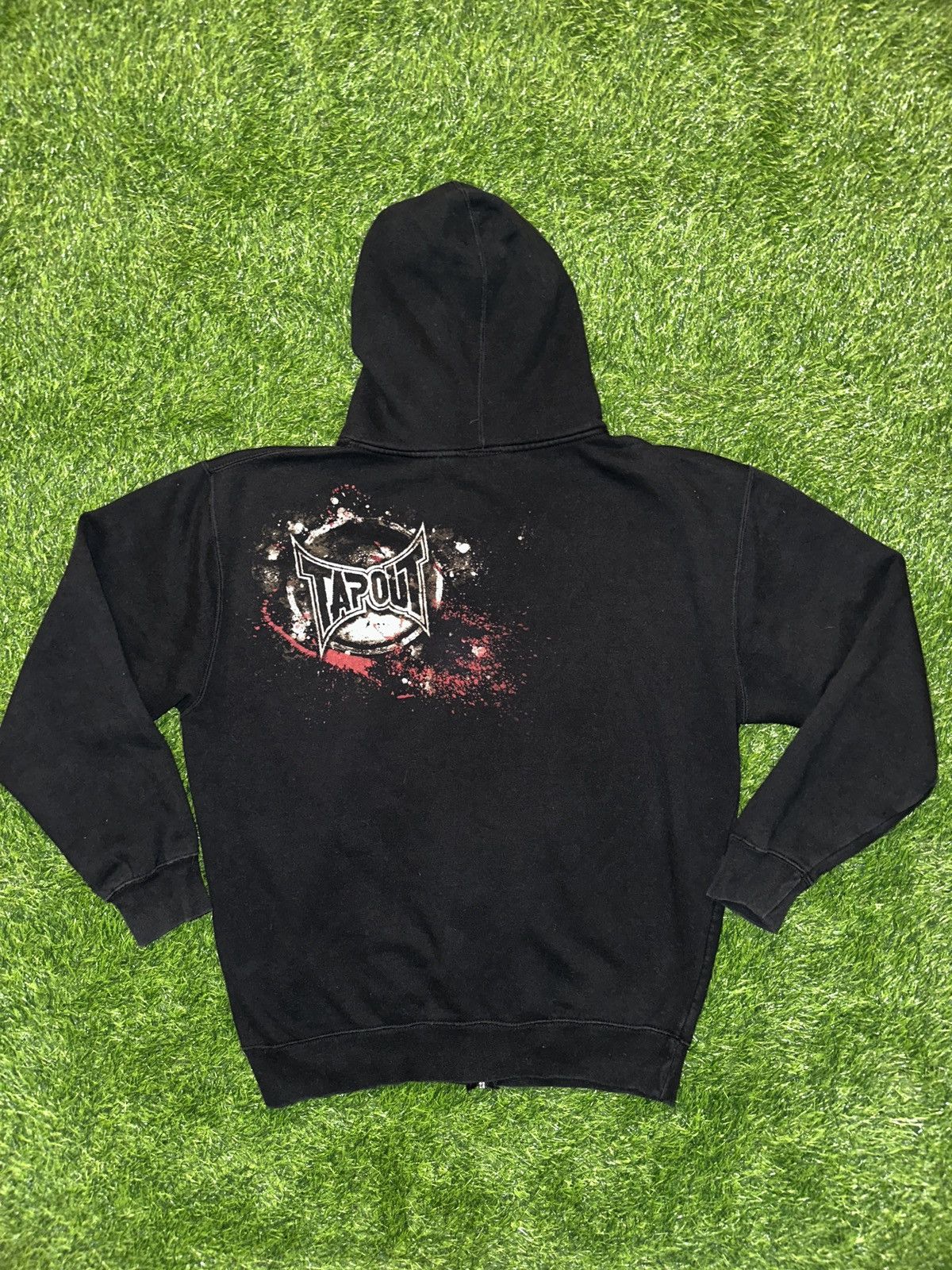 Tapout Tapout hoodie punk y2k grung skate zip up hoodie size Medium Size US M / EU 48-50 / 2 - 2 Thumbnail