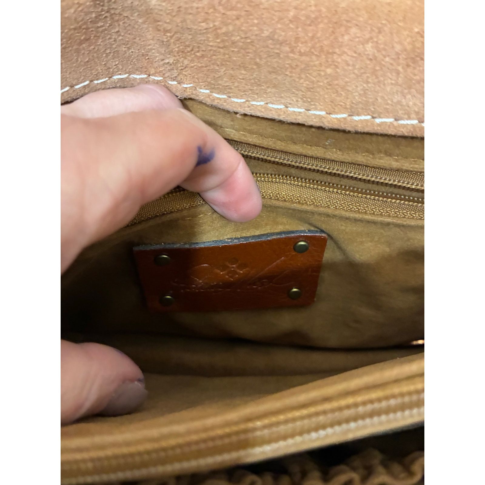 Patricia Nash Patricia Nash Lanza Crossbody Organizer Leather Brown EUC Size ONE SIZE - 4 Thumbnail