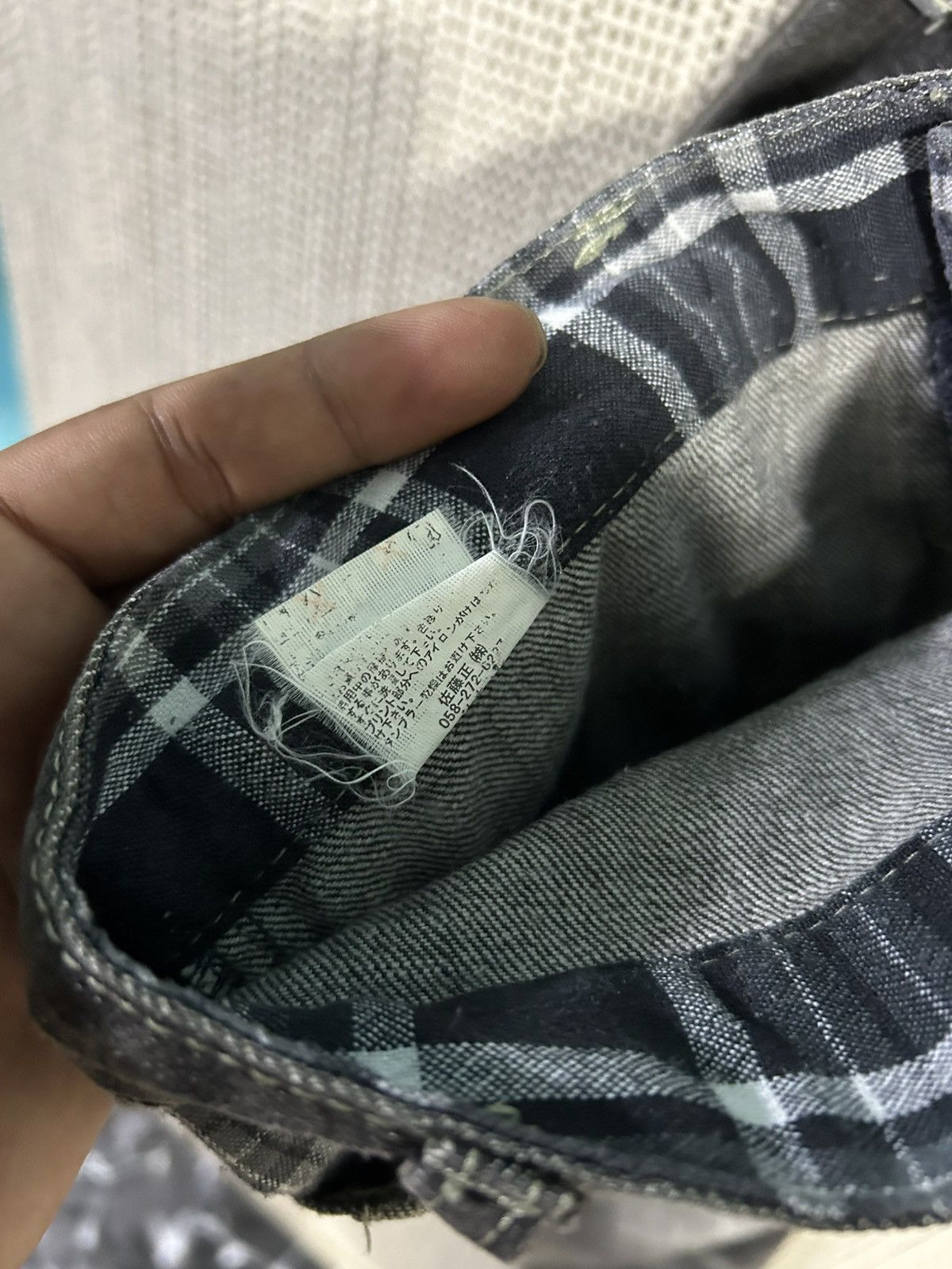 Japanese Brand Nylaus clothing double waist denim regular style Size US 31 - 10 Thumbnail