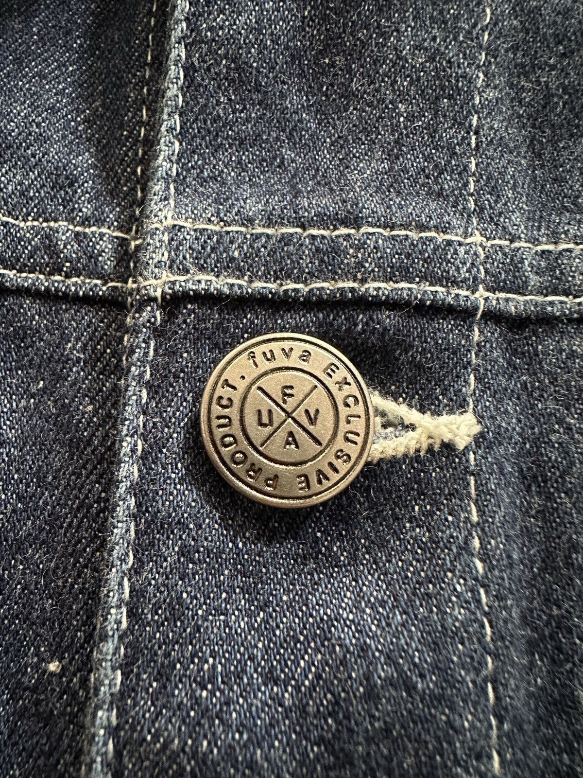 PEEL&LIFT Y2k FUVA Anarchism trucker denim jacket Size US M / EU 48-50 / 2 - 22 Thumbnail