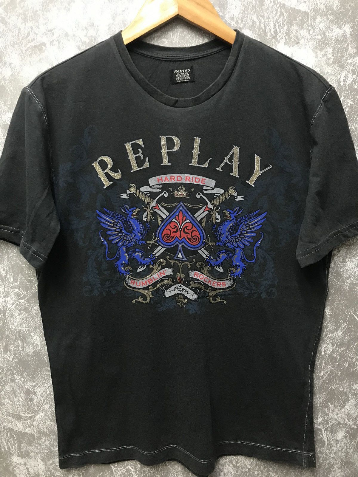 Affliction Replay Affliction Swords Y2K Graphic Tee Size US M / EU 48-50 / 2 - 1 Thumbnail