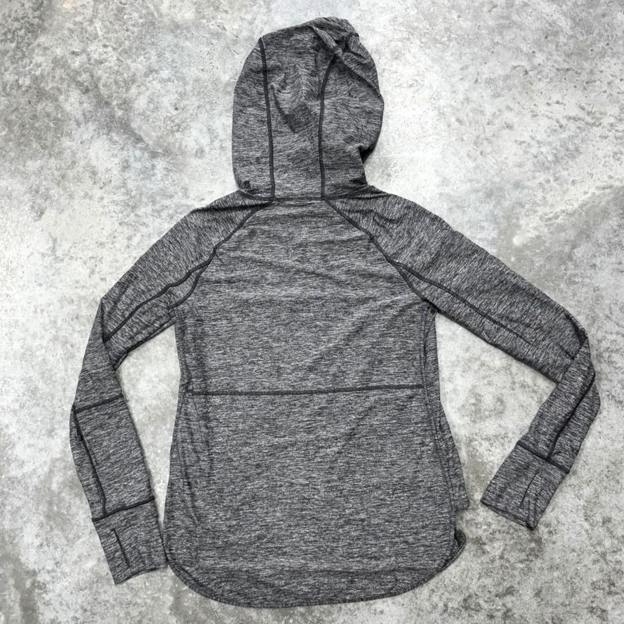 Athleta Athleta Jacket Womens XS Gray Hooded Full Zip Heathered Pockets Zip Size XS / US 0-2 / IT 36-38 - 4 Thumbnail