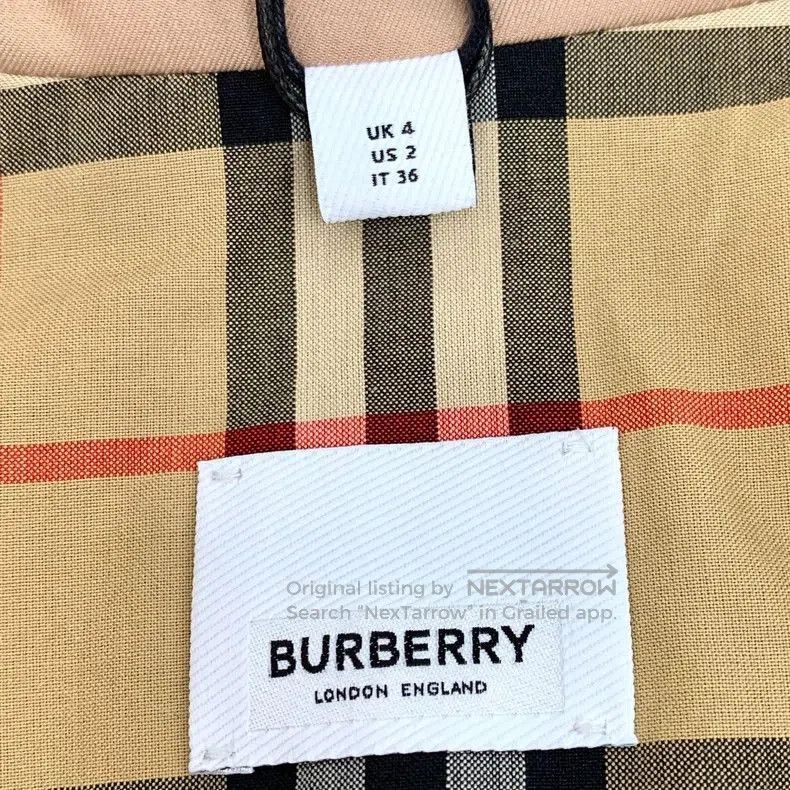 Burberry Burberry Cinnamon Cotton Trench Coat. Size US XS / EU 42 / 0 - 5 Thumbnail